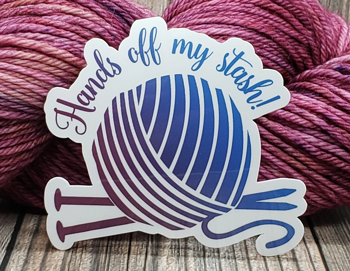 Hands Off My Stash! Vinyl Sticker