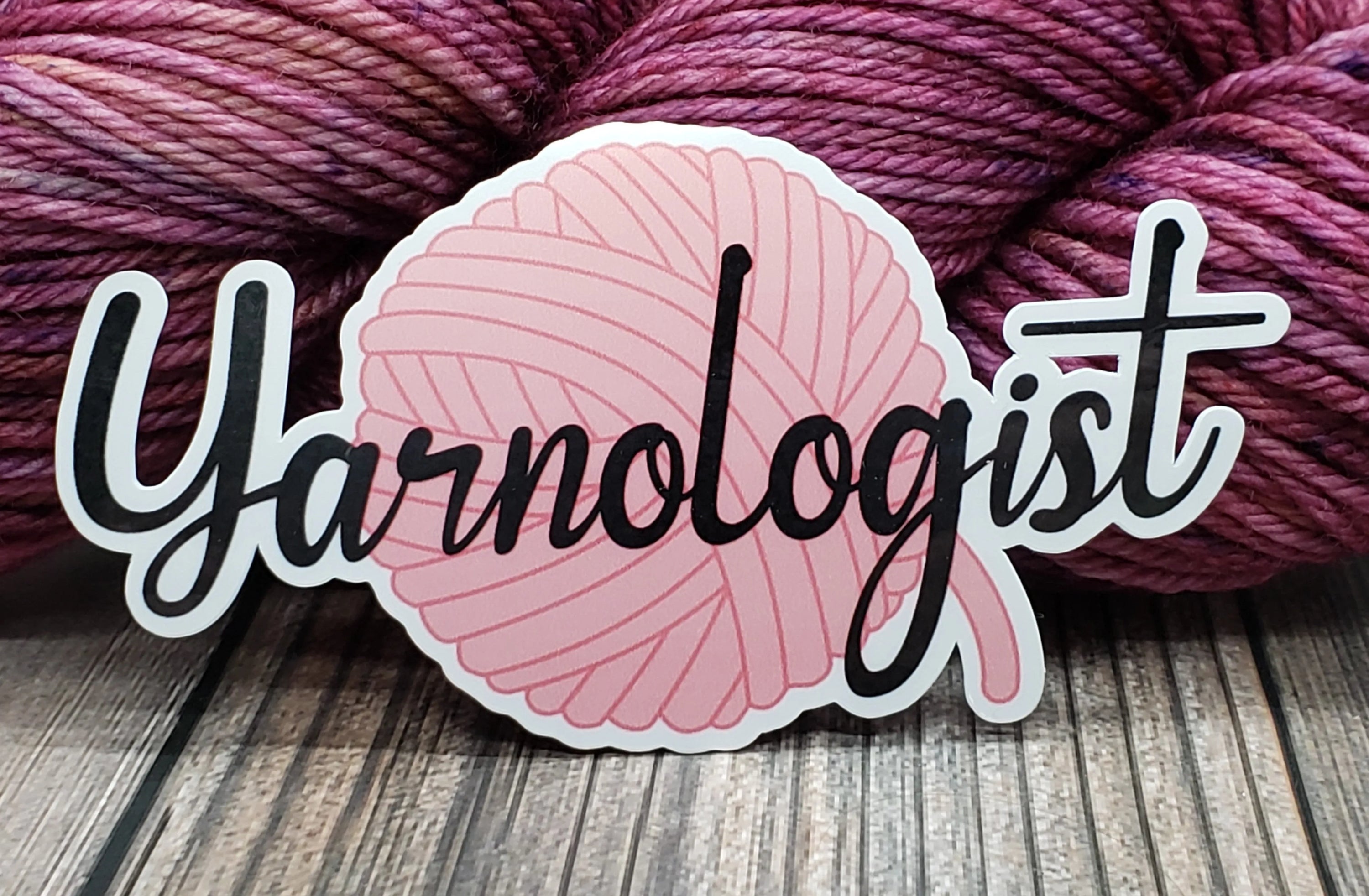 Yarnologist Vinyl Sticker