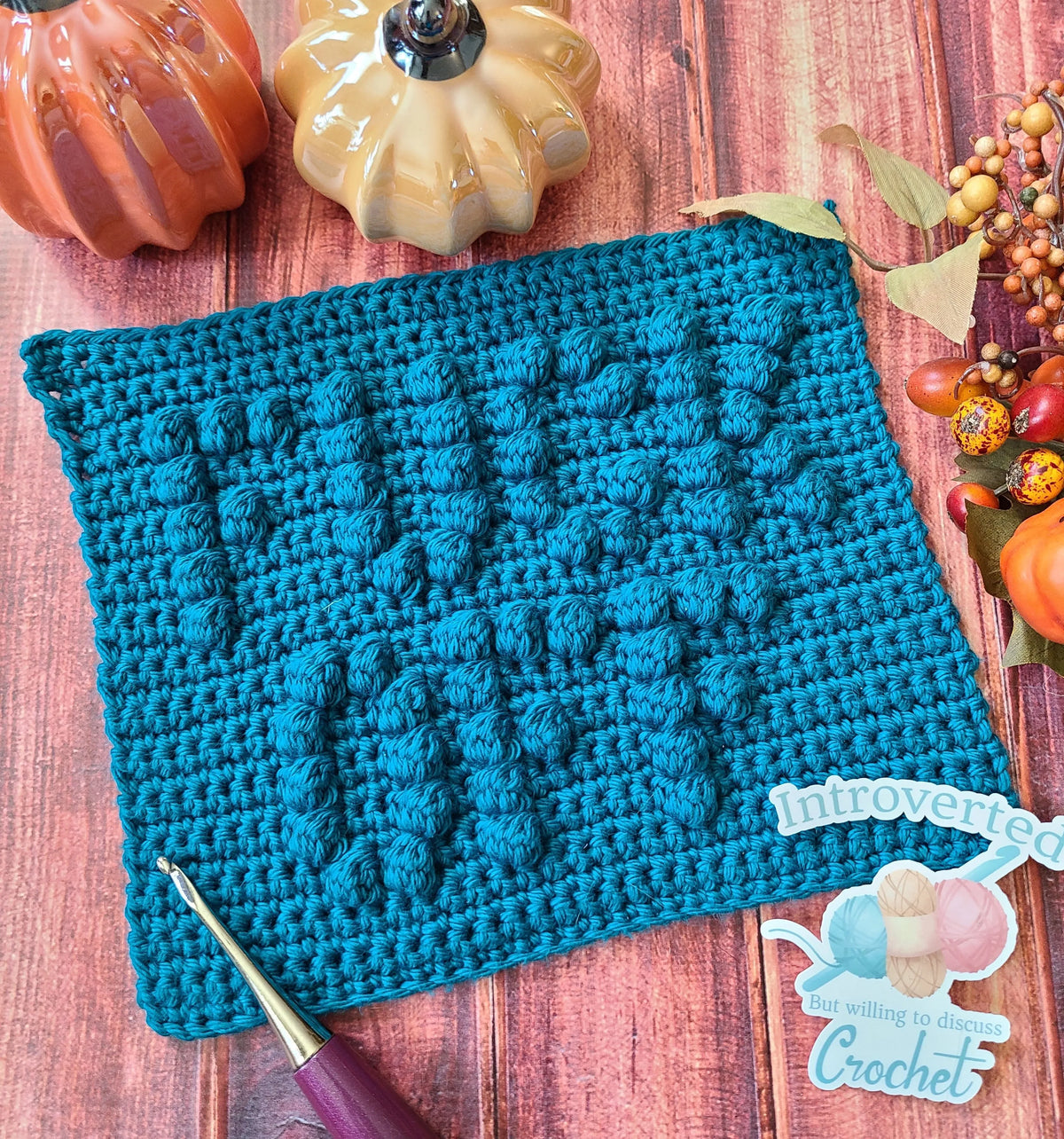 Fuck Off Dishcloth (Crochet Version)