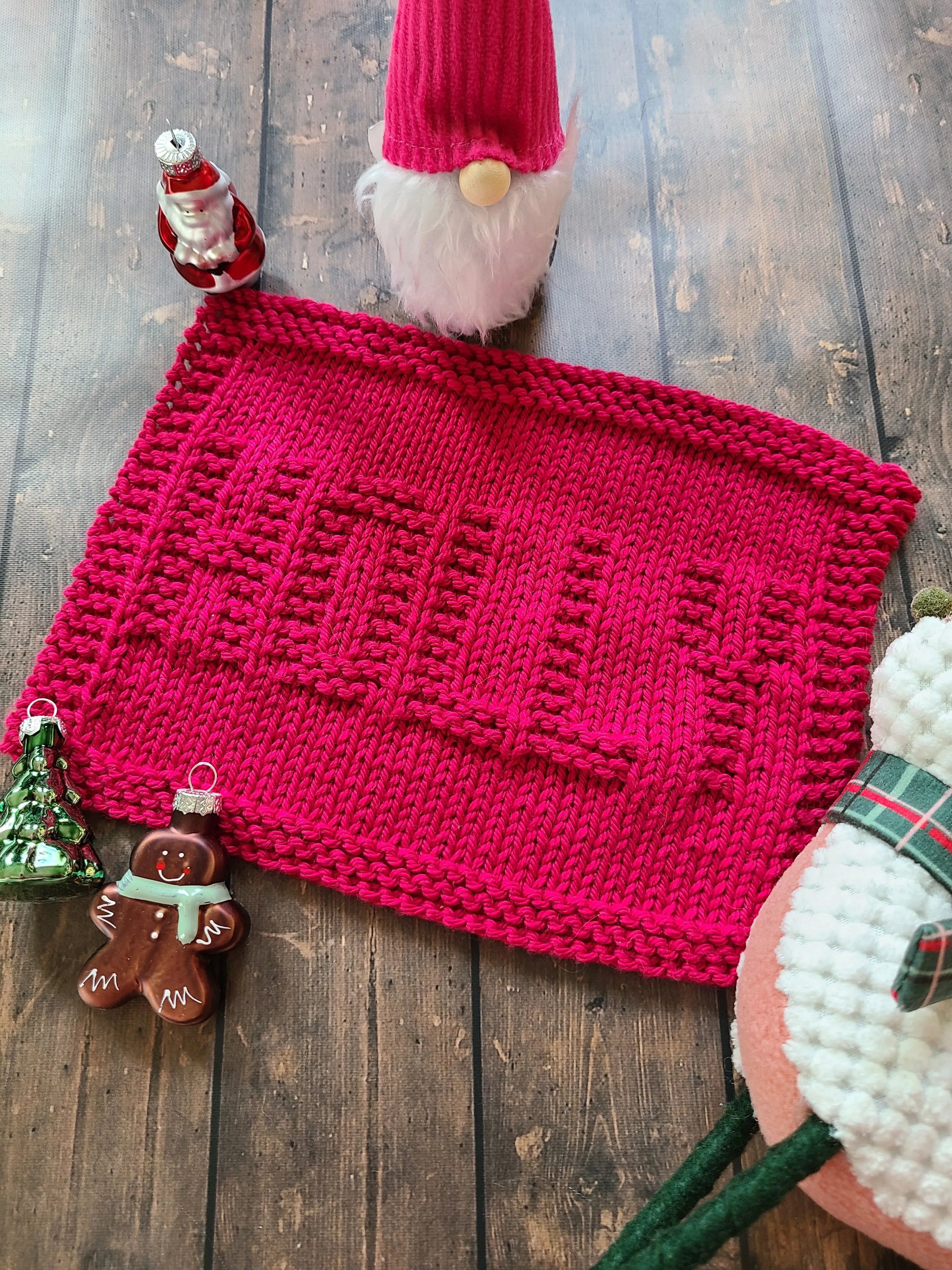 Holly Dishcloth