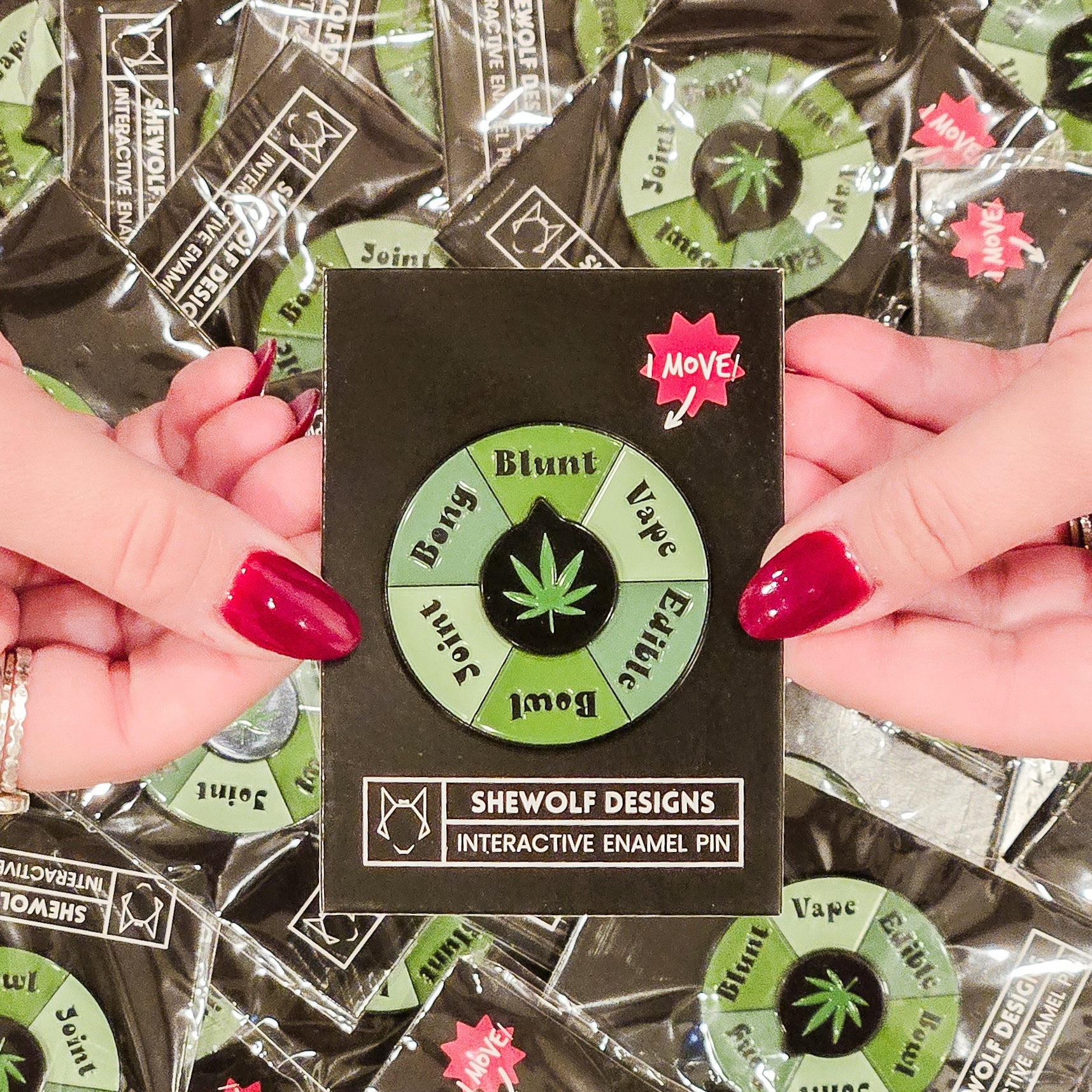 Weed Spinner Pin