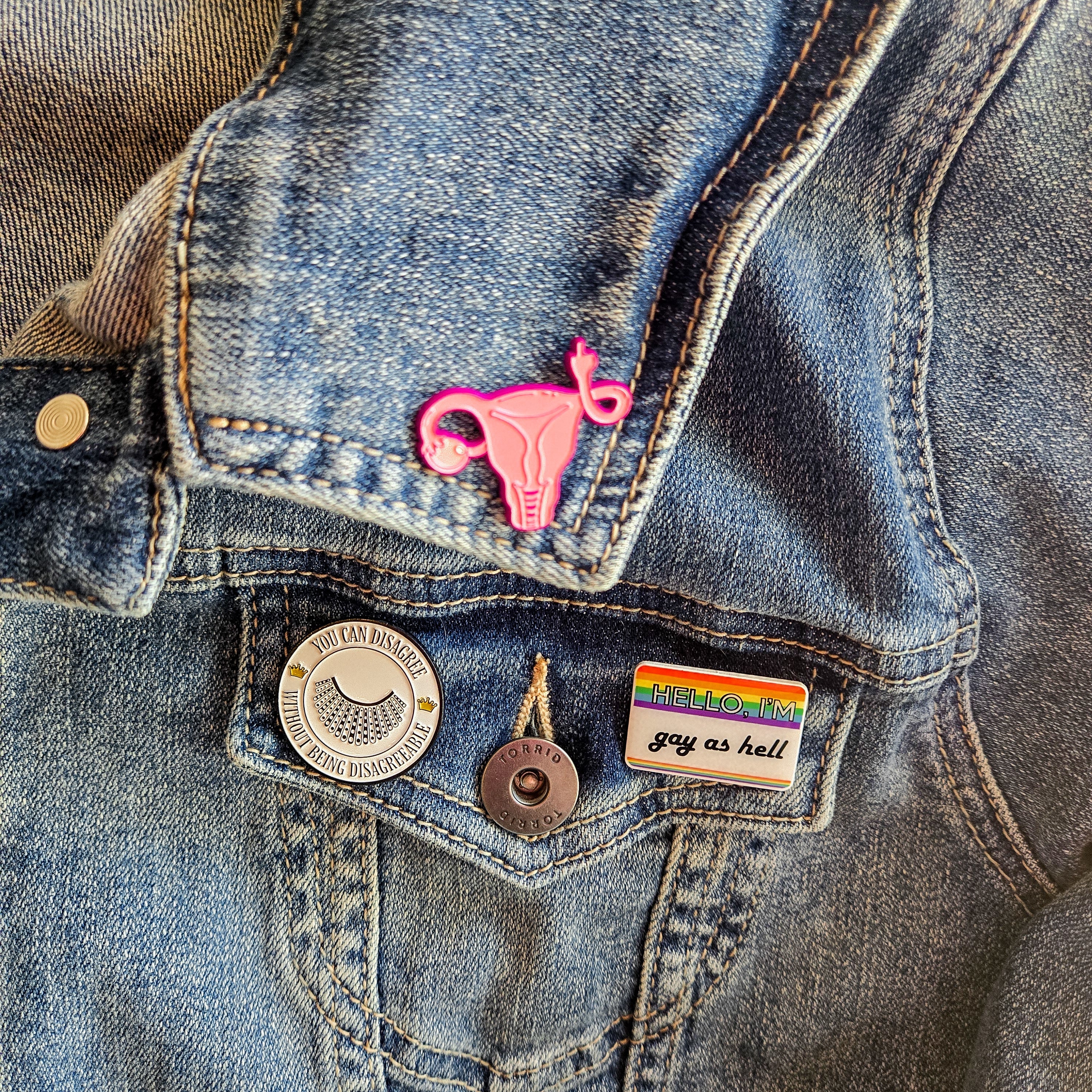 Uterus pin