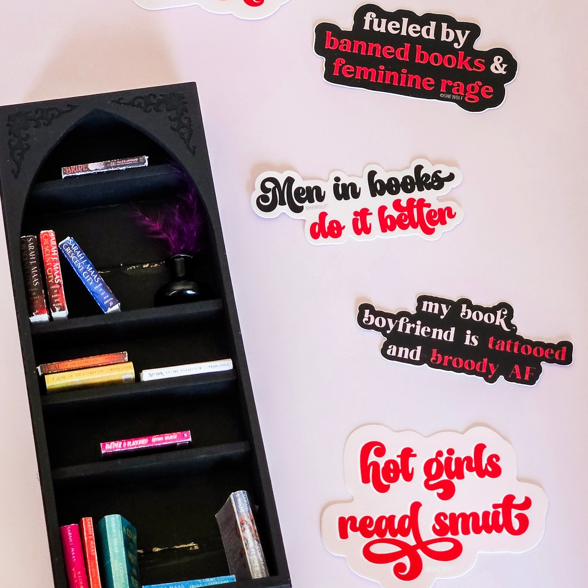 Fueled by Banned Books & Female Rage Sticker