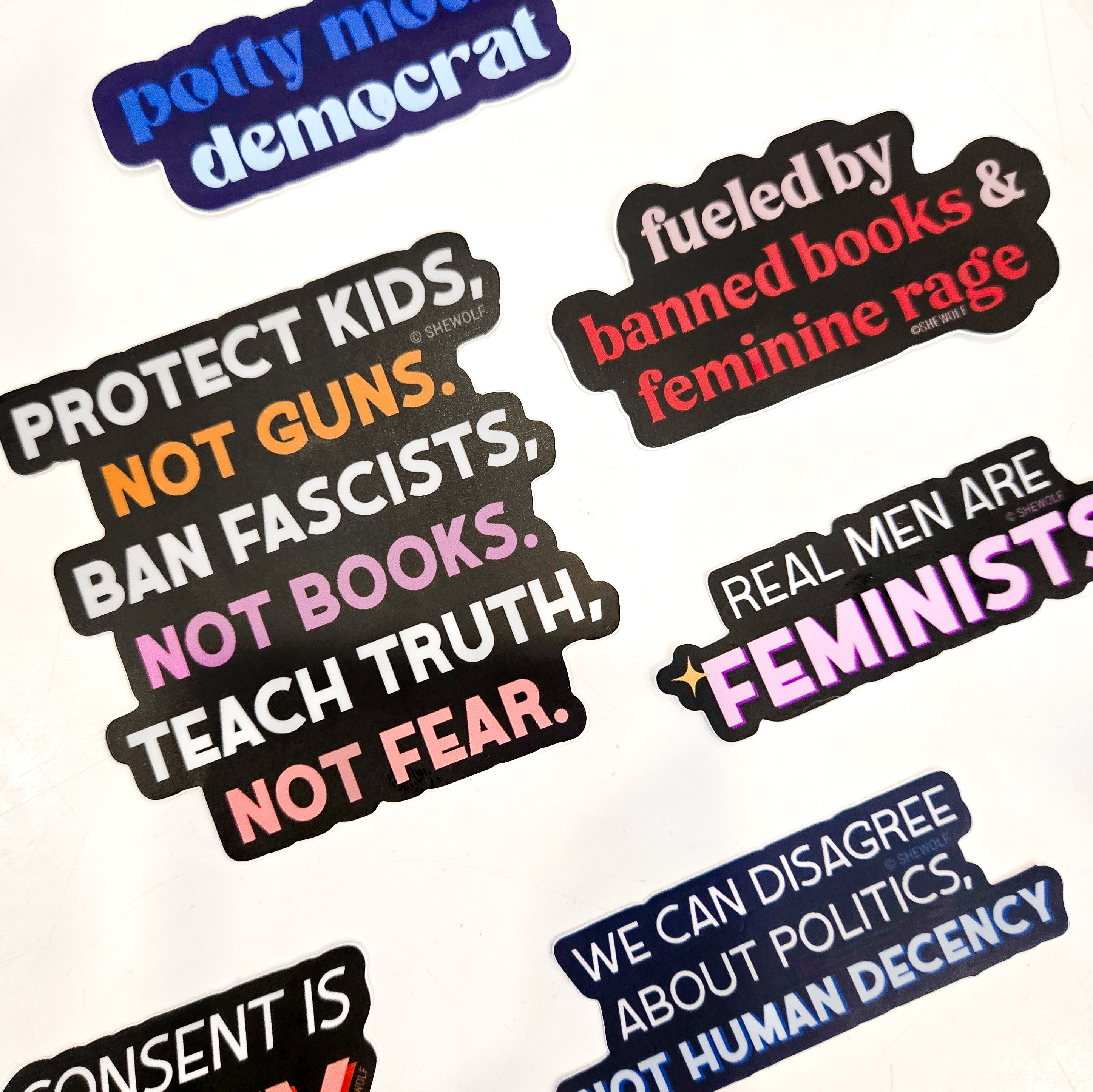 Fueled by Banned Books & Female Rage Sticker