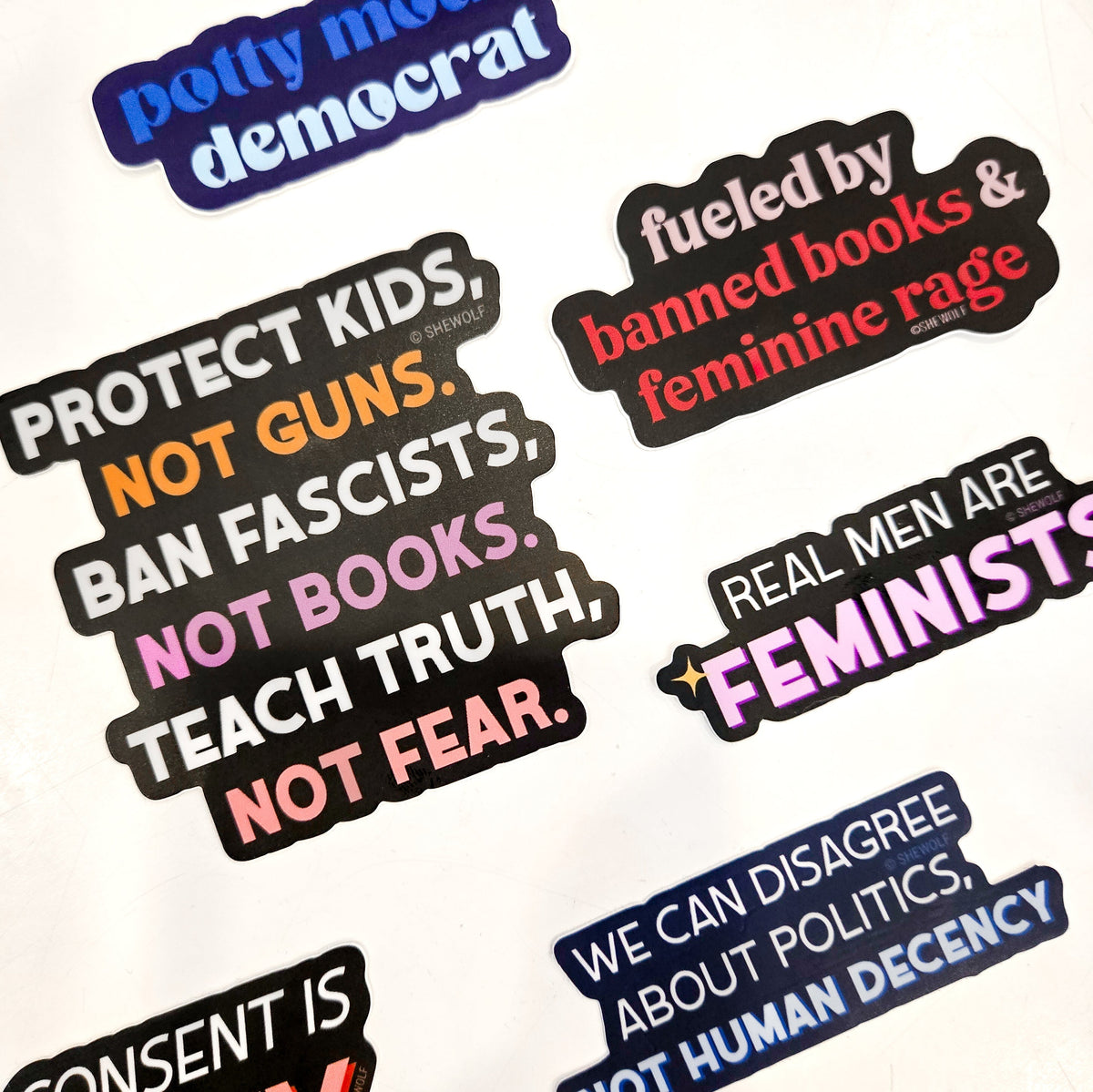Fueled by Banned Books & Female Rage Sticker