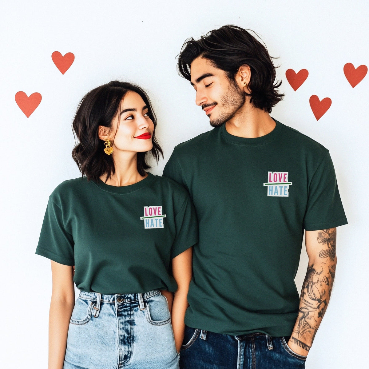 Love Over Hate Graphic Tee | “The Only Thing More Powerful Than Hate Is Love” T-Shirt