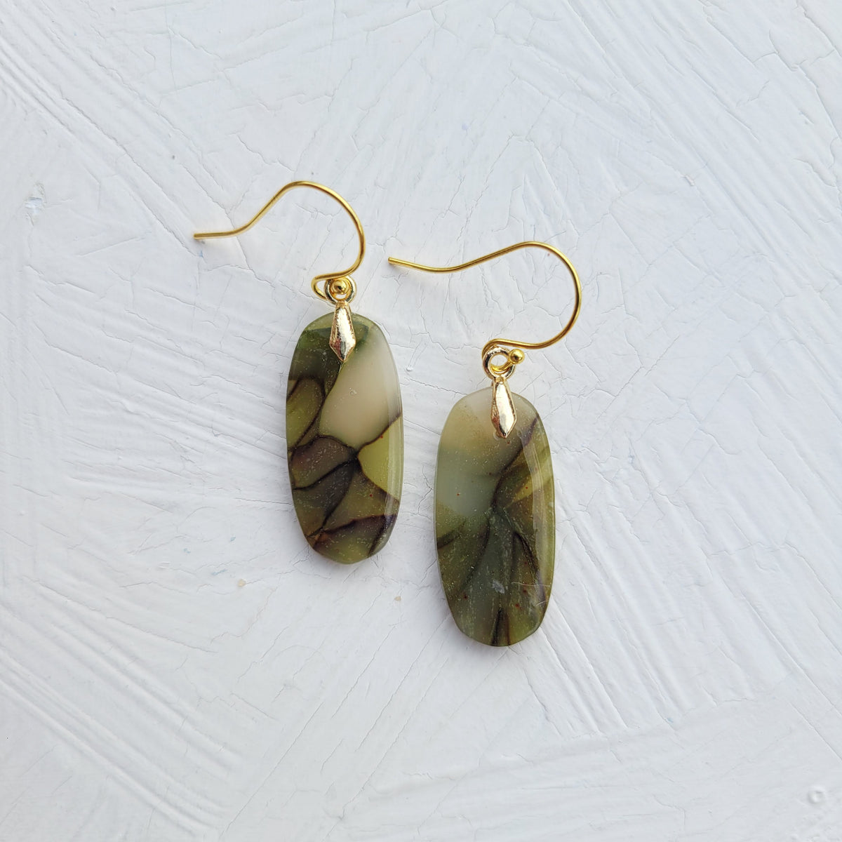 Olive Green Oval