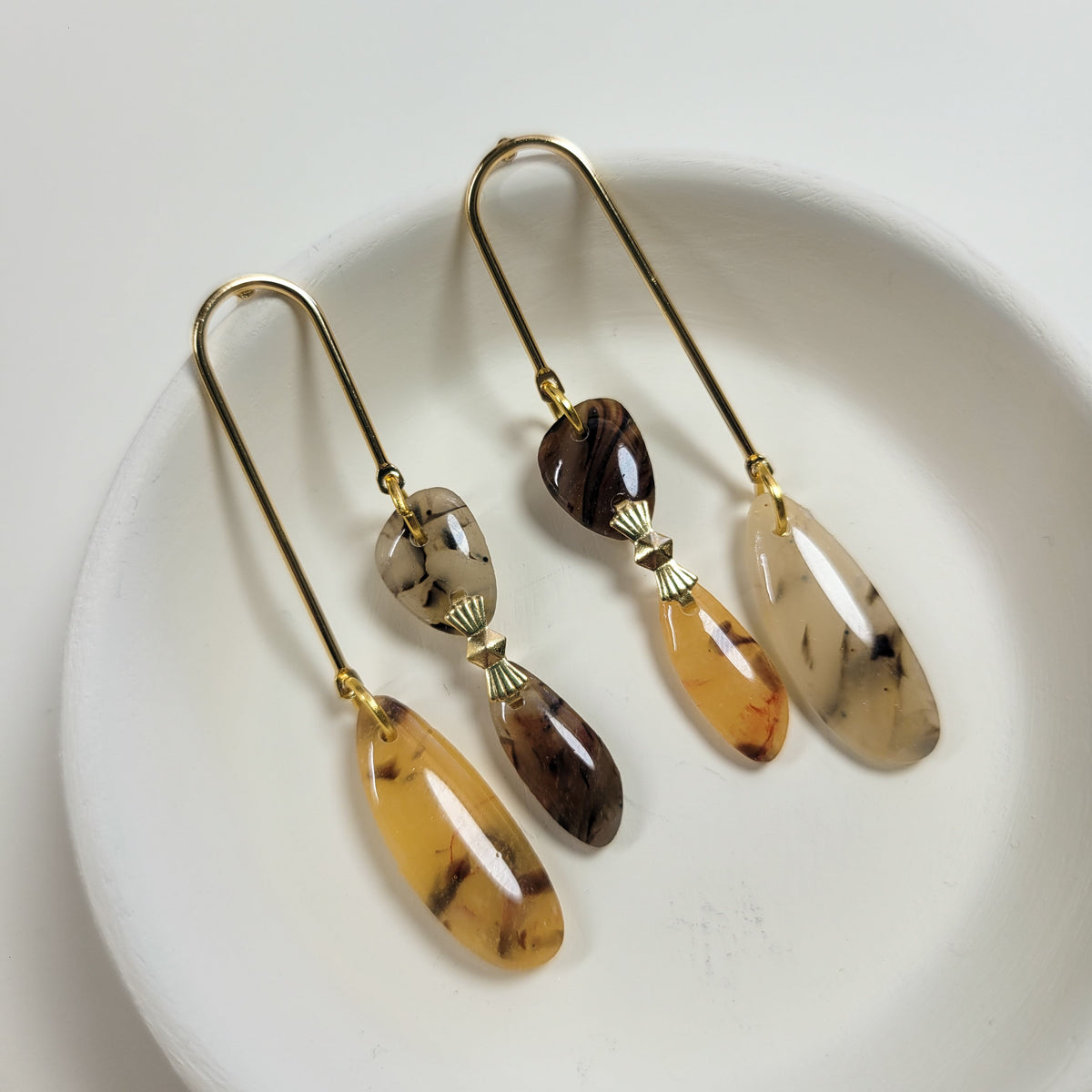 Tortoise Shell Assymetrical