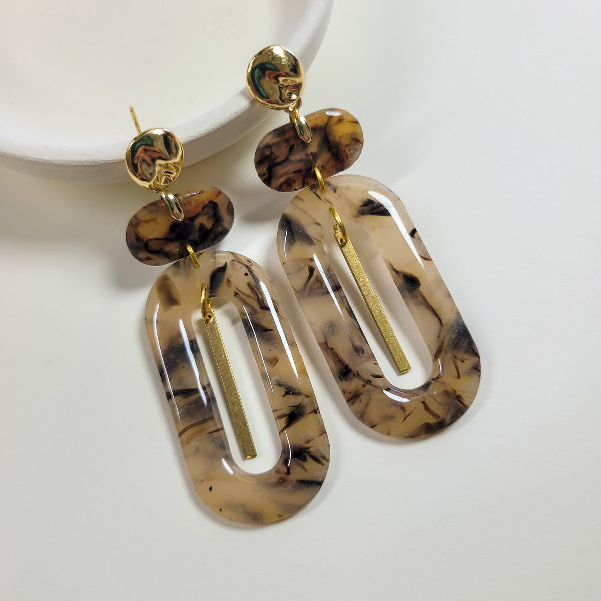 Tortoise Shell Oval