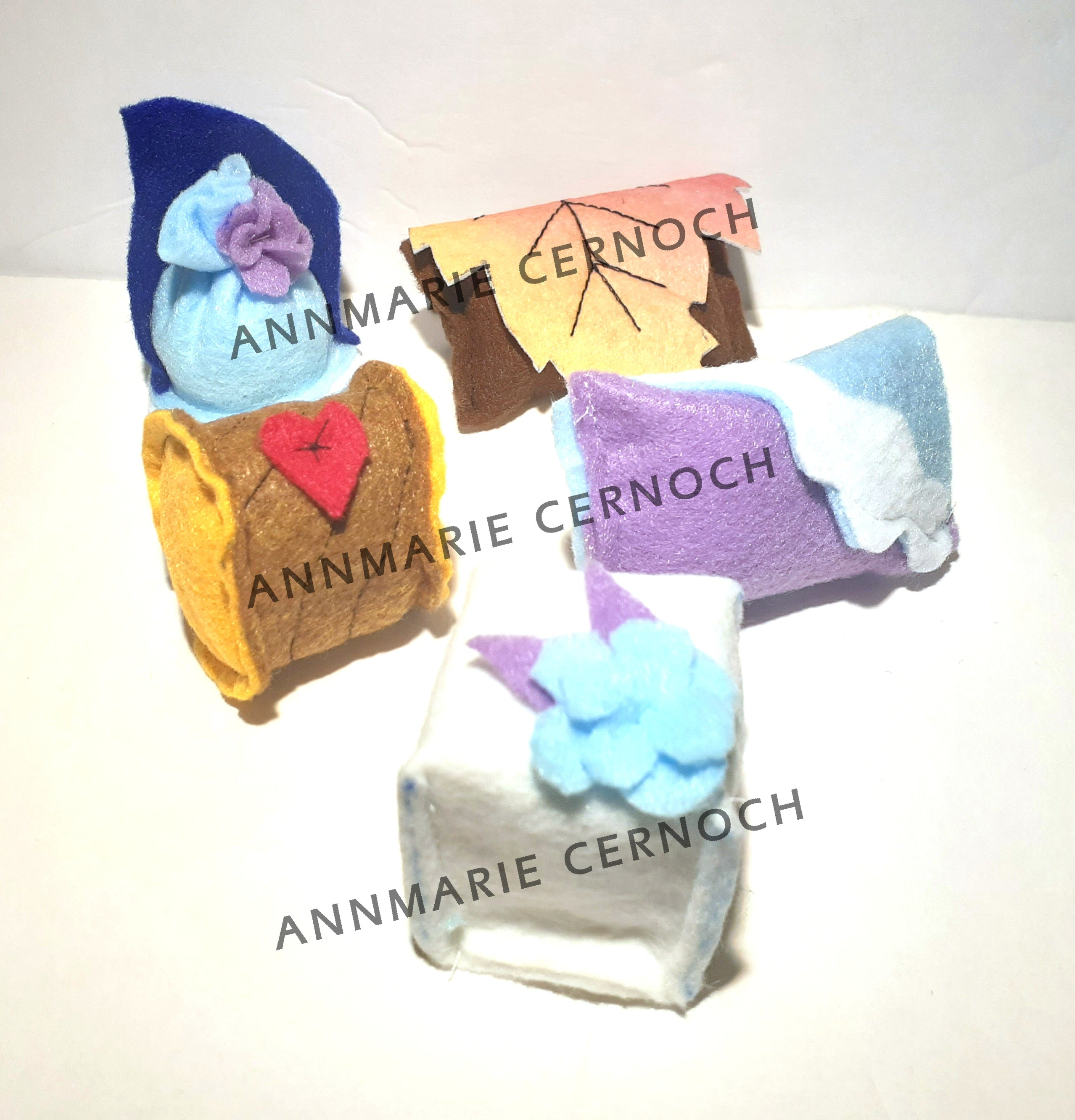 Wagashi Cat Toys 5pk (Fall/Winter)