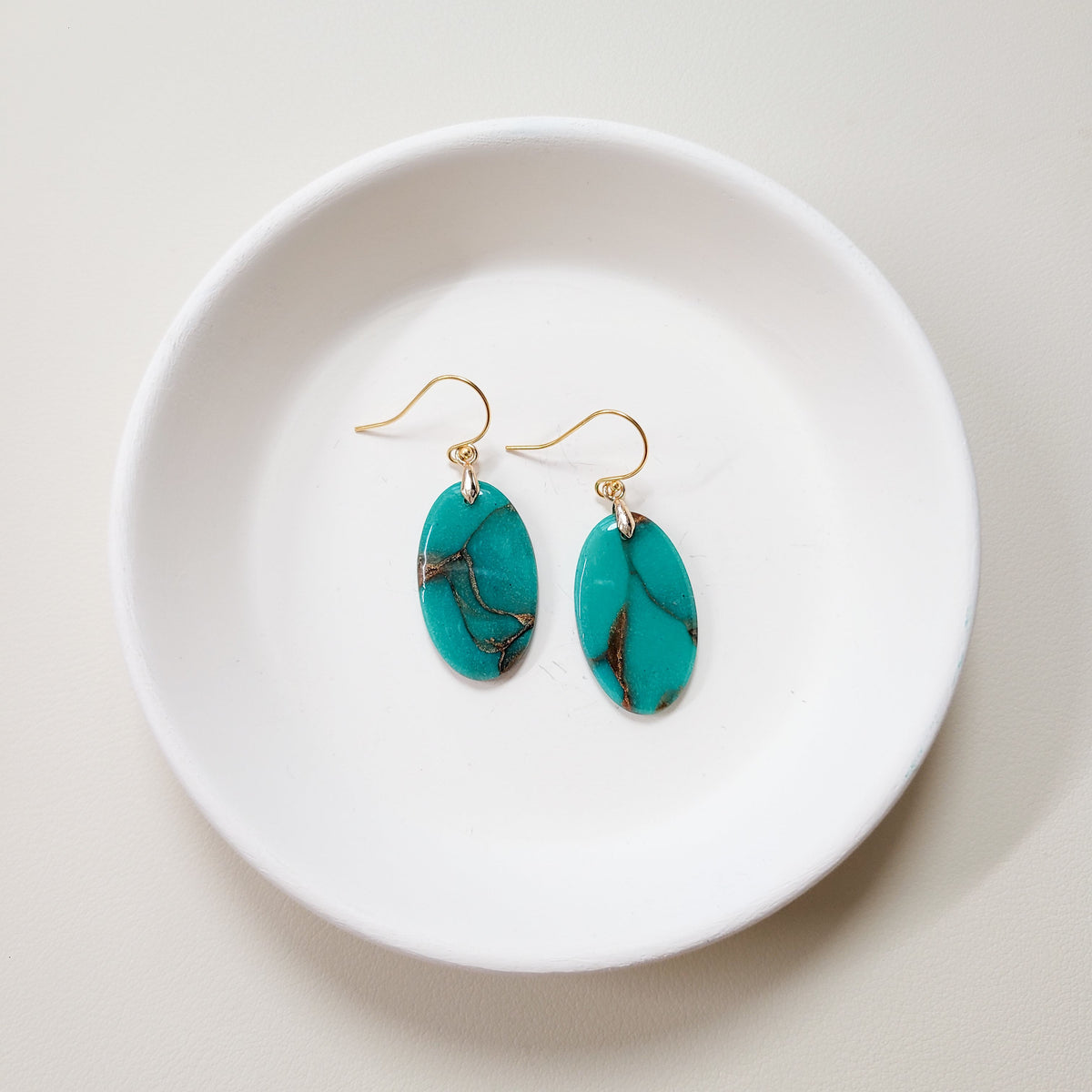 Turquoise Large Oval