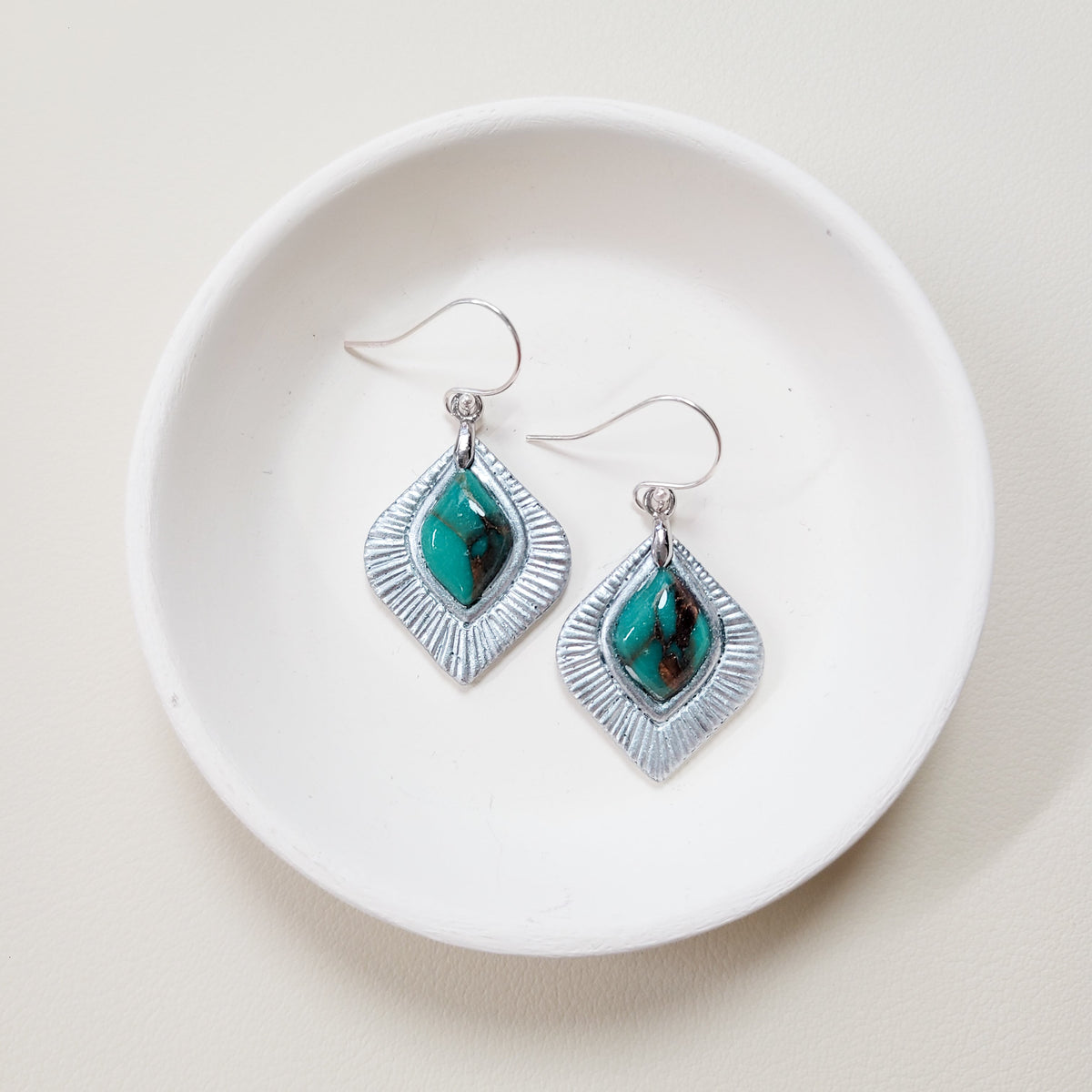 Turquoise Pointed Drop