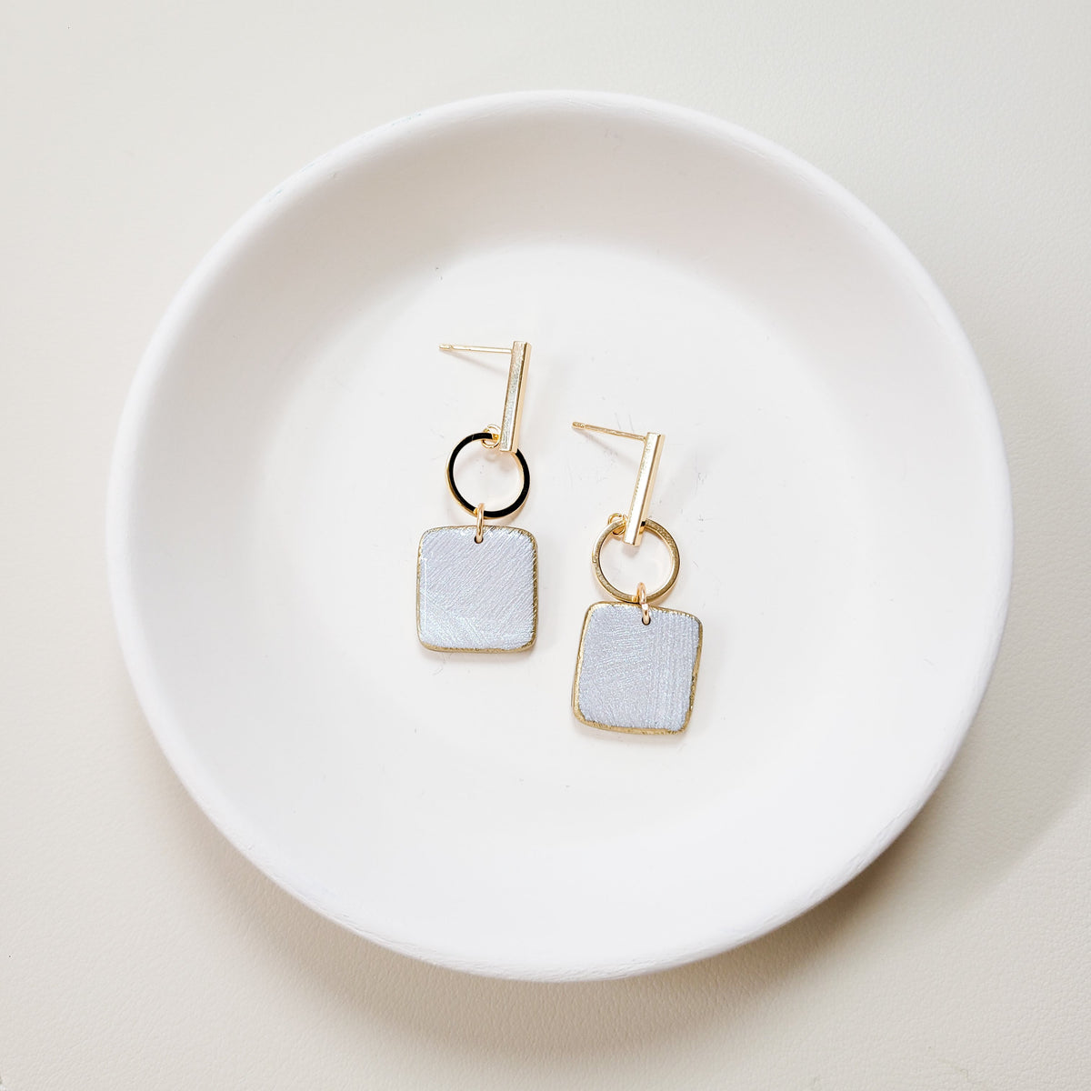 Textured Pearl Square