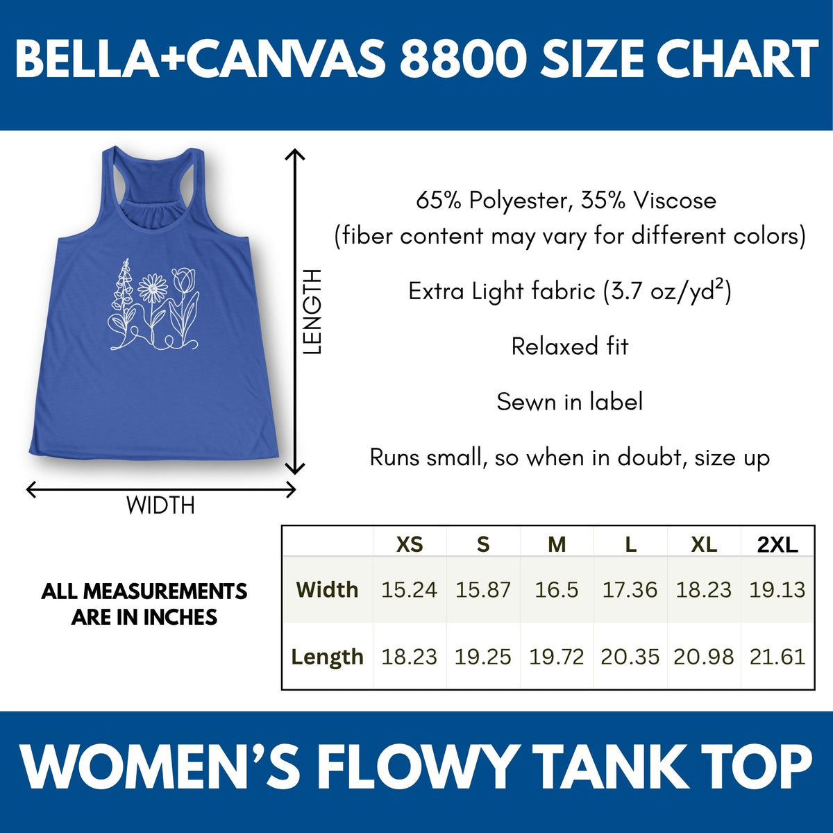 Foxglove Daisy Tulip Racerback Tank Top | Women&