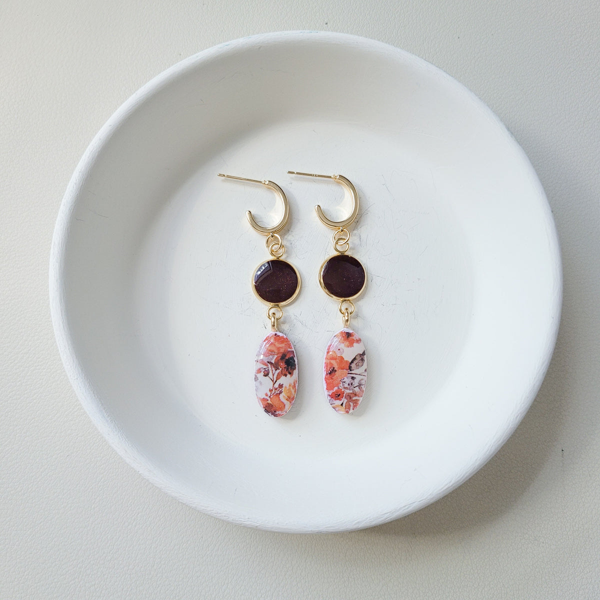 Autumn Floral Slim Dangle