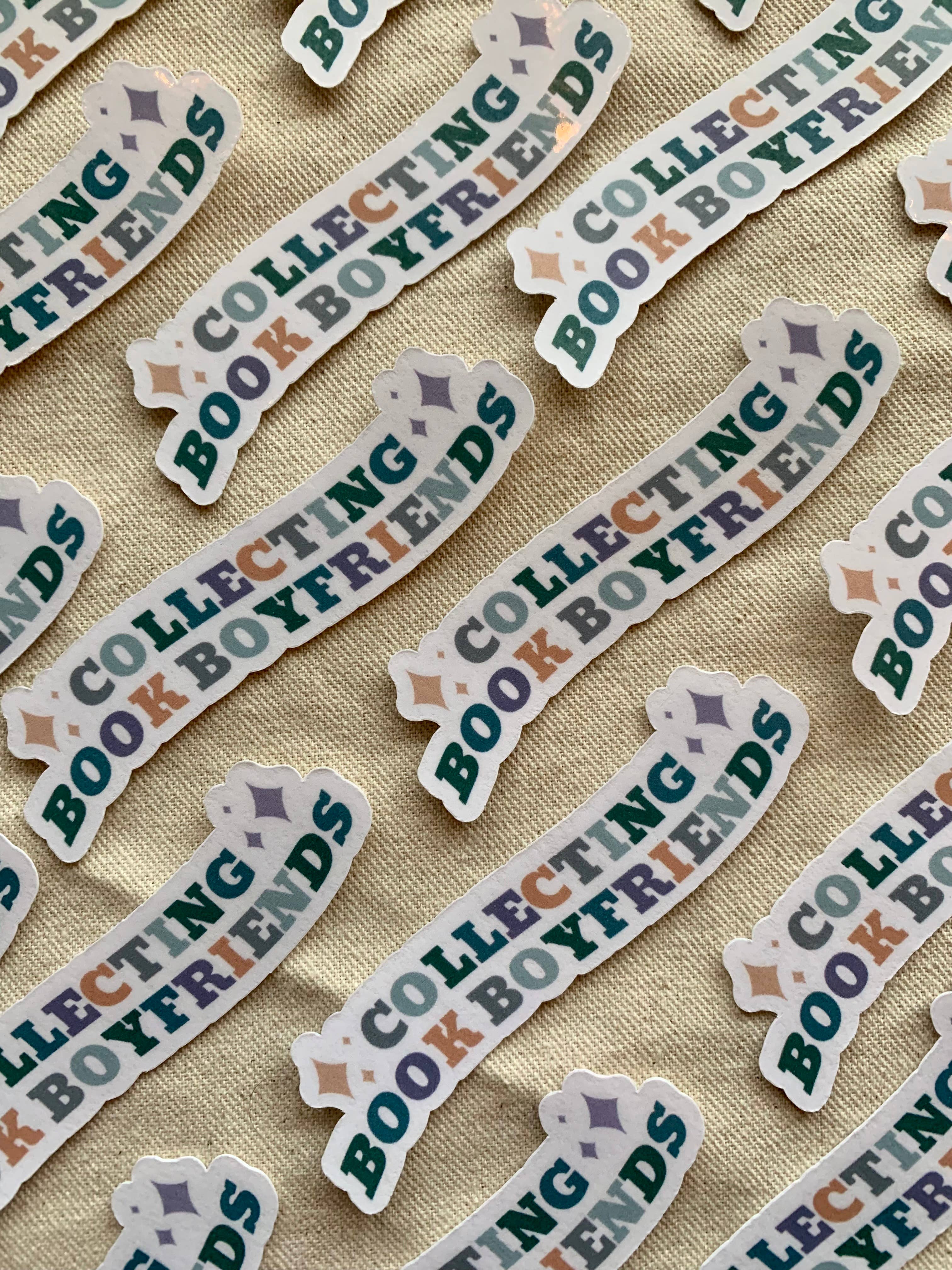 Collecting Book Boyfriends Sticker | Romance Reader Sticker