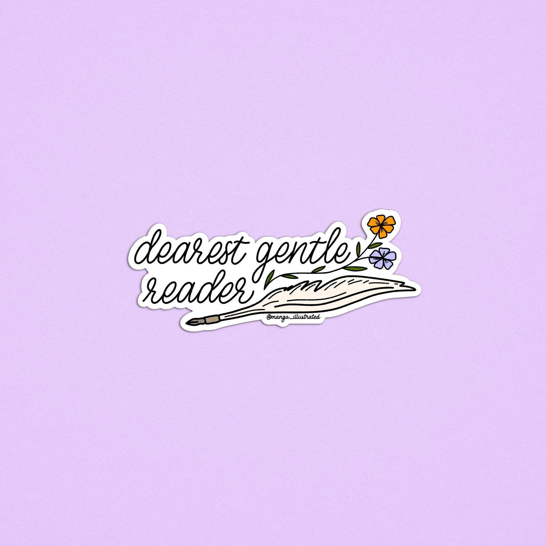 Sticker with &