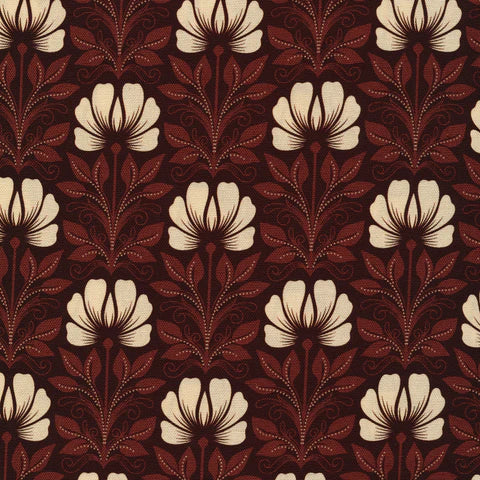 Magic Flowers Organic Canvas Fabric