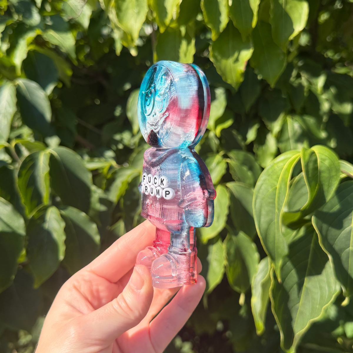 Handmade Resin Emotion Character | Fuck Trump