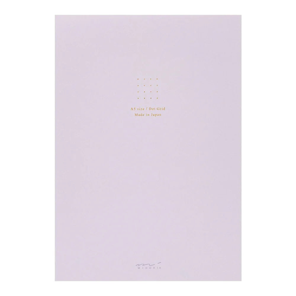 Midori A5 Paper Pad Dot Grid, Multiple Colors