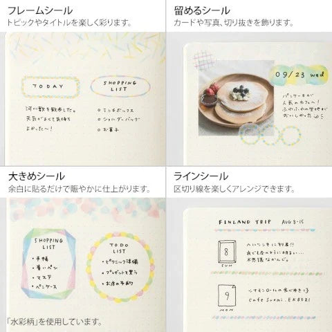Yuru Log Sticker Sheet, 2, Cat