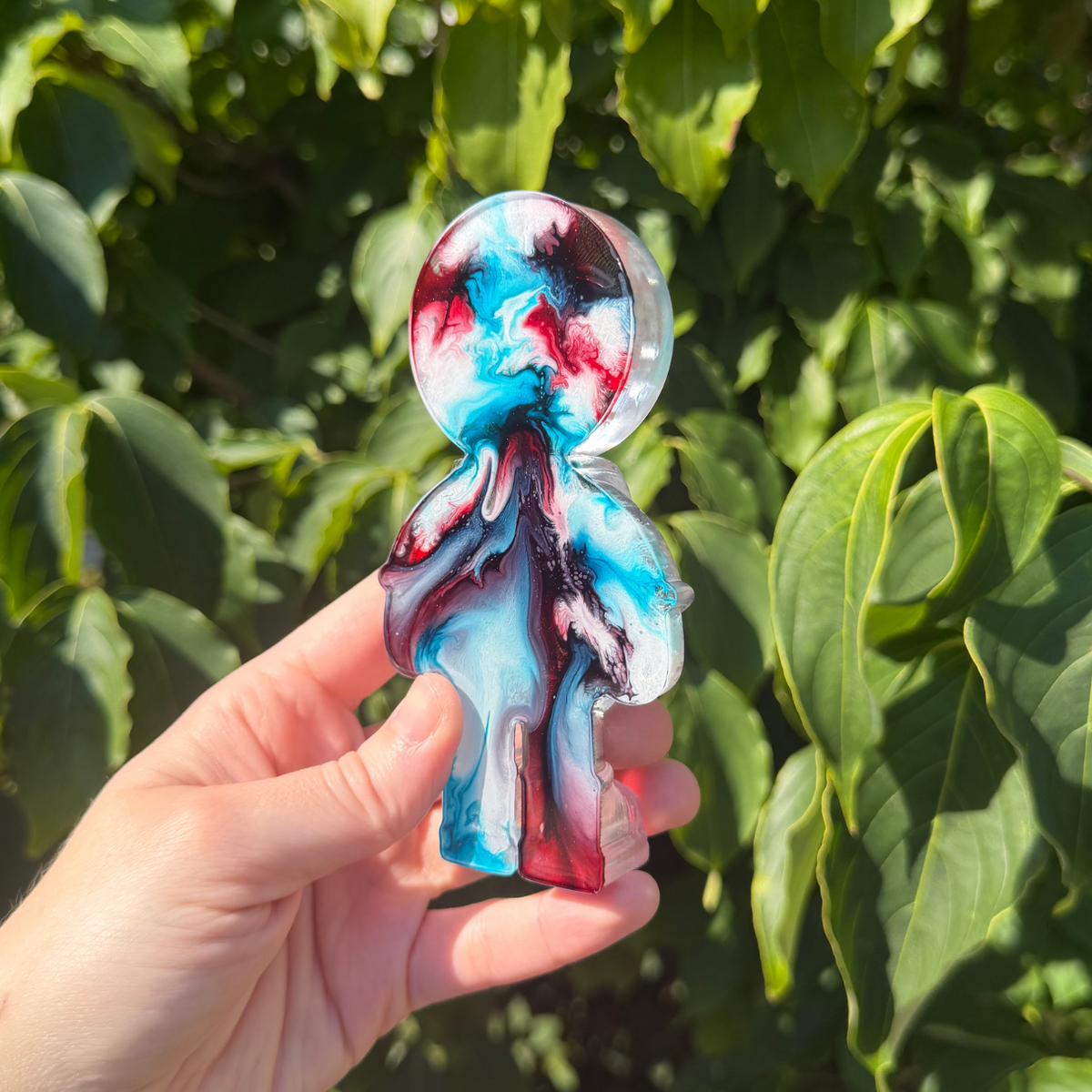 Handmade Resin Emotion Character | Fuck ICE