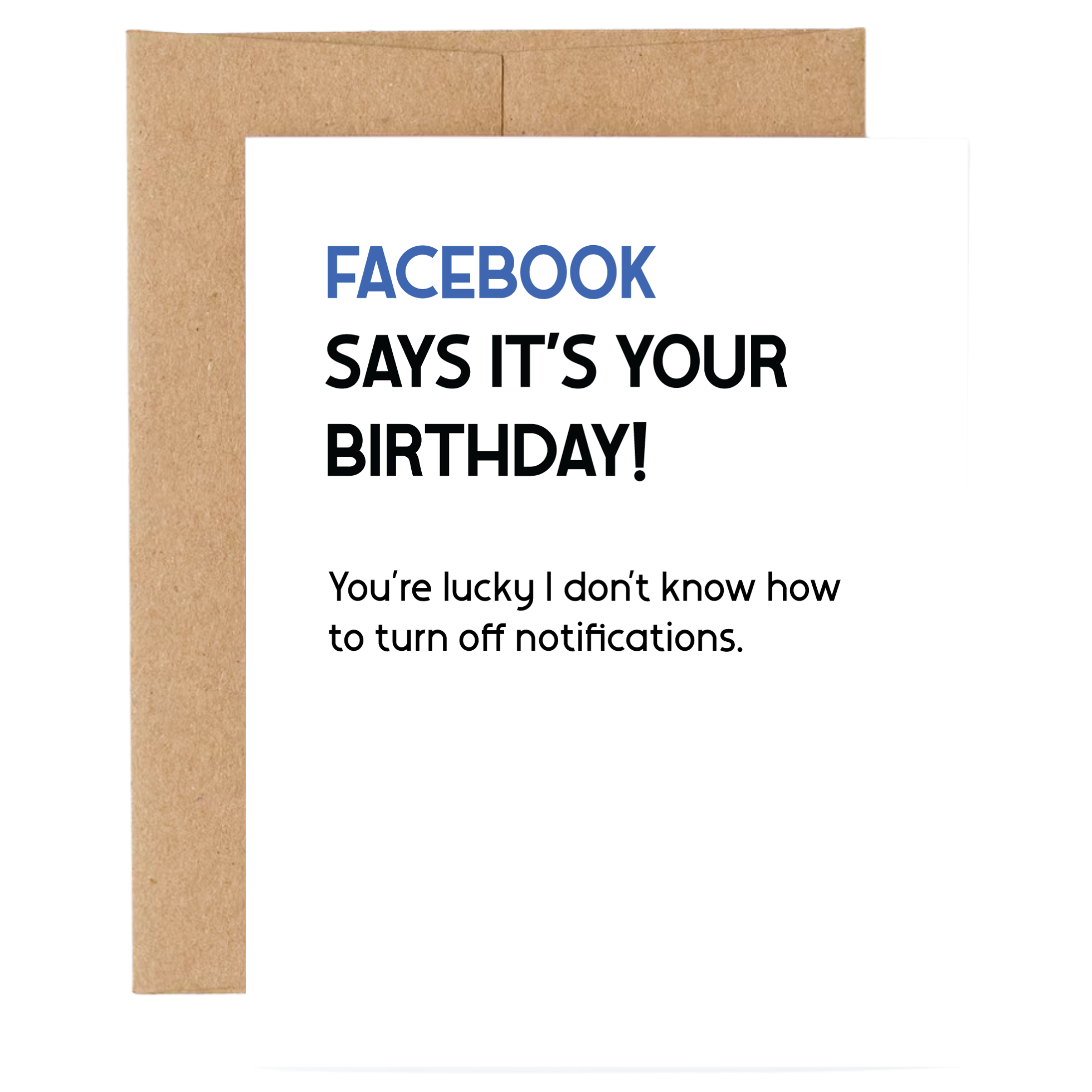 Facebook Birthday Card