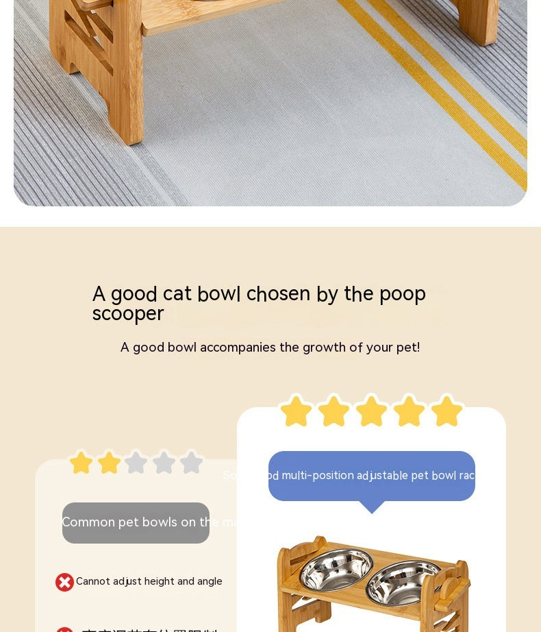 The Ergonomic Elevate Wooden Feeding Station