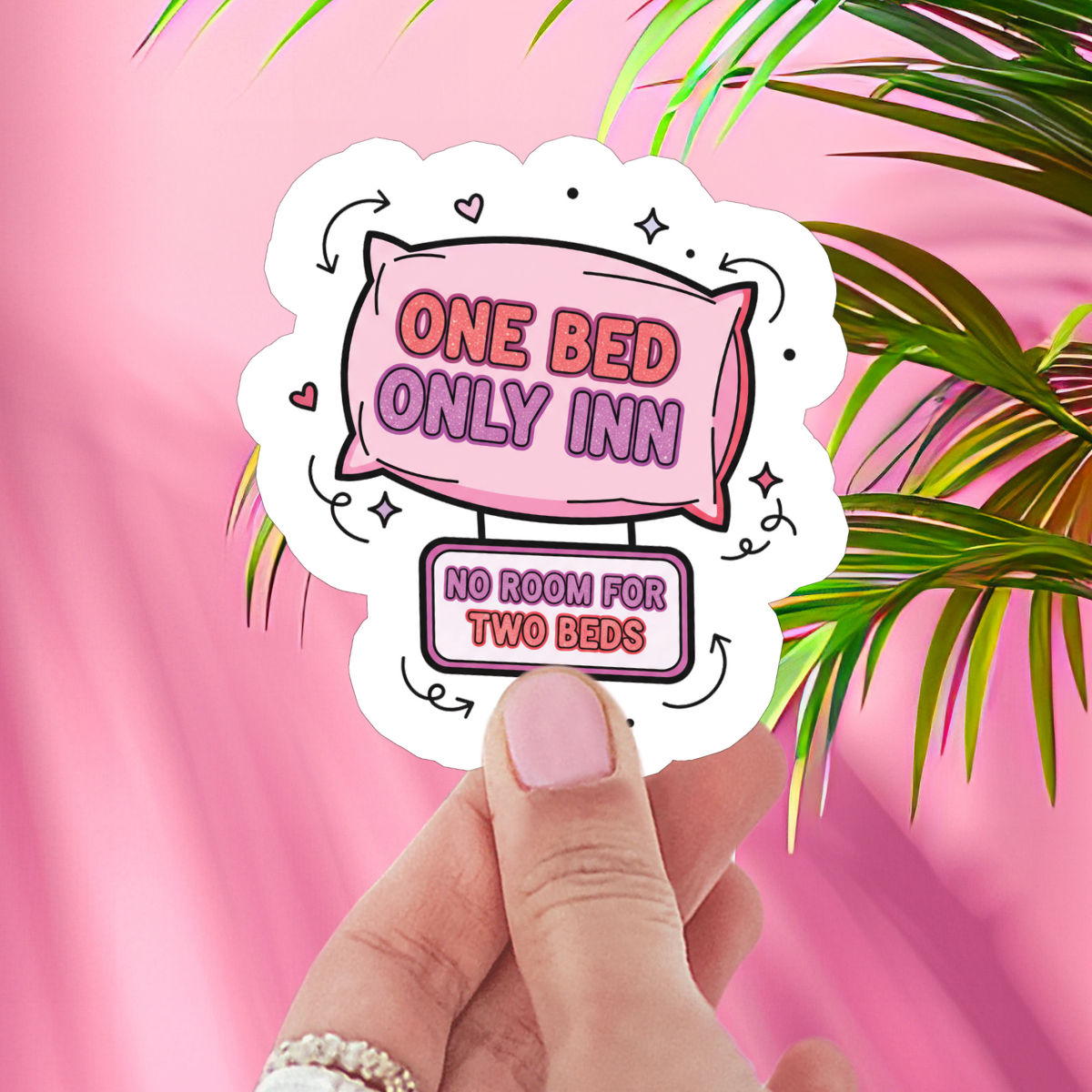 Sticker with &