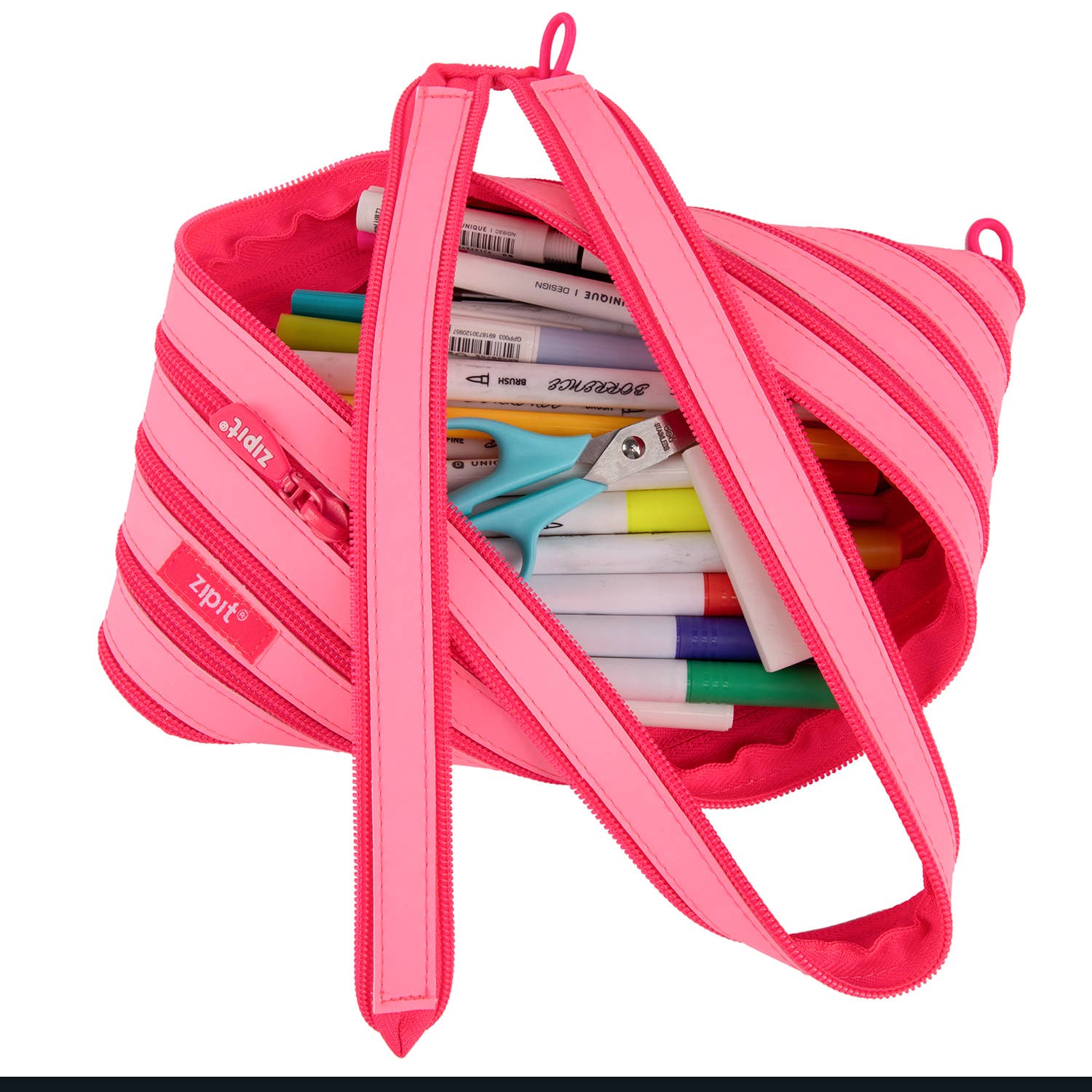 ZIPIT Candy Pencil Case, Glow in The Dark Pouches