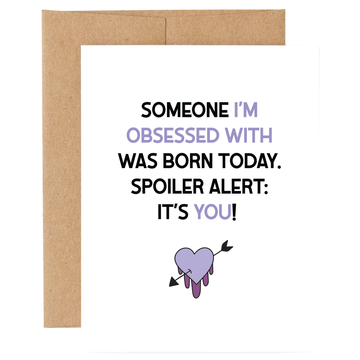 Card with text &