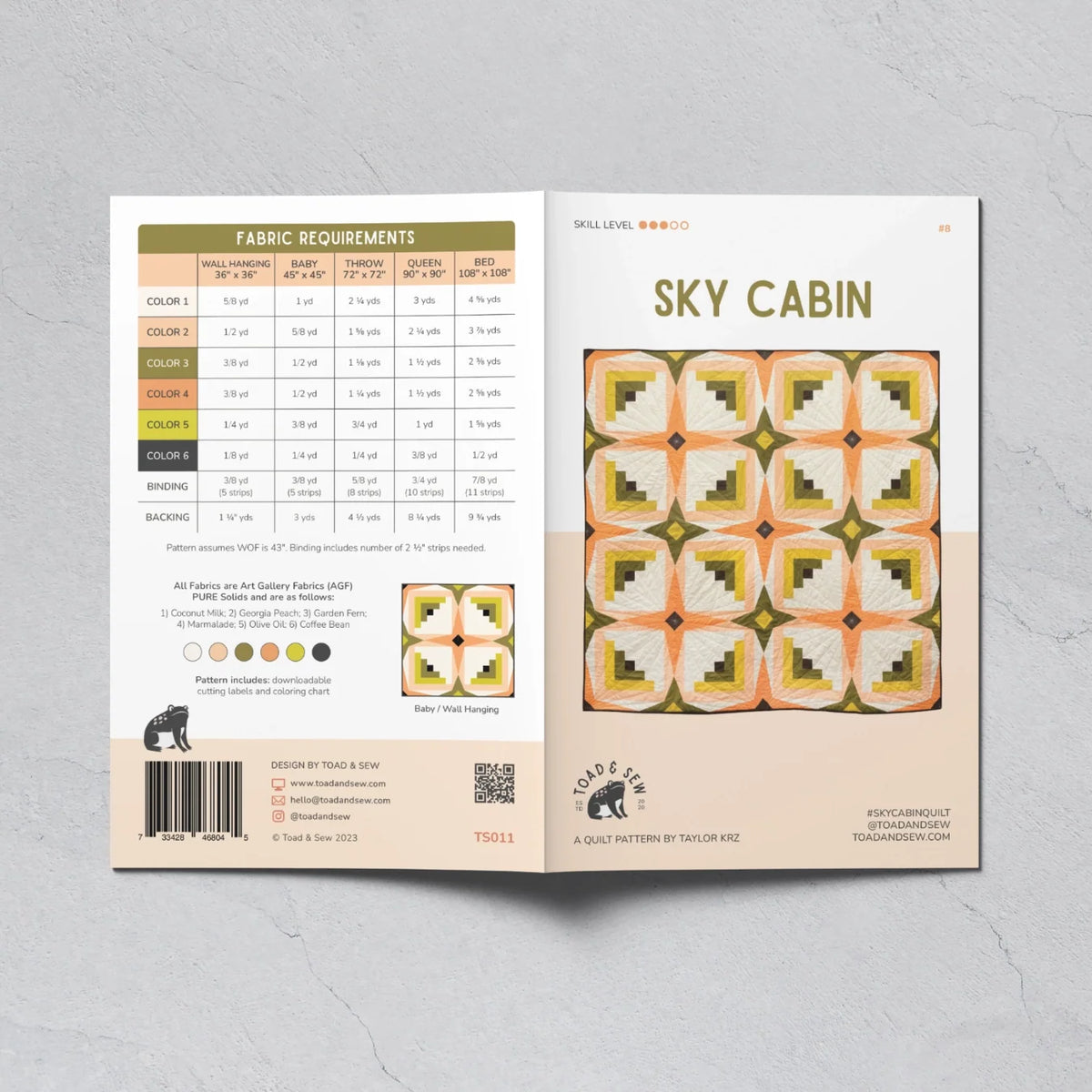 Sky Cabin - Paper Quilt Pattern