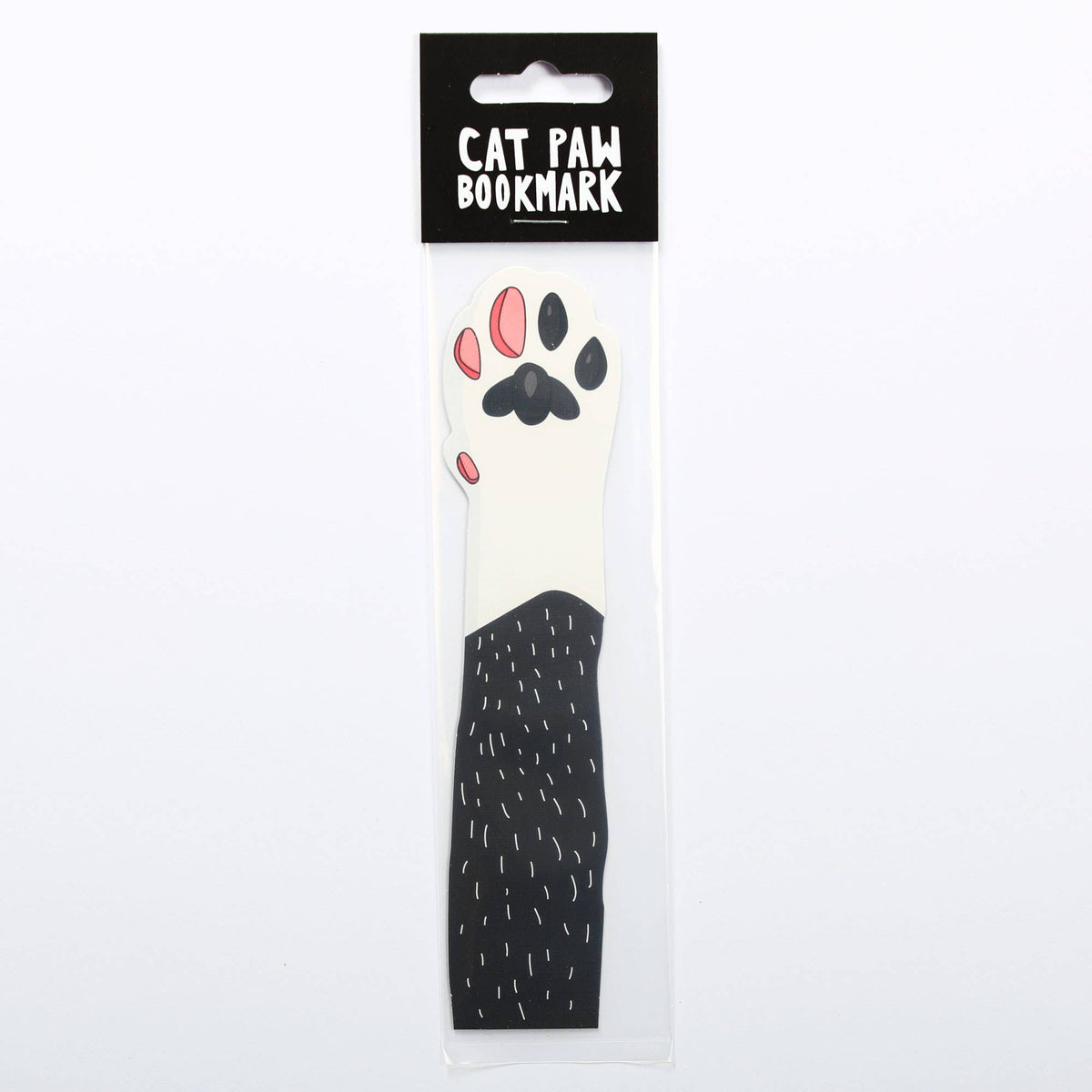 Tuxedo Cat Paw Bookmark | Die-Cut Cat Bookmark