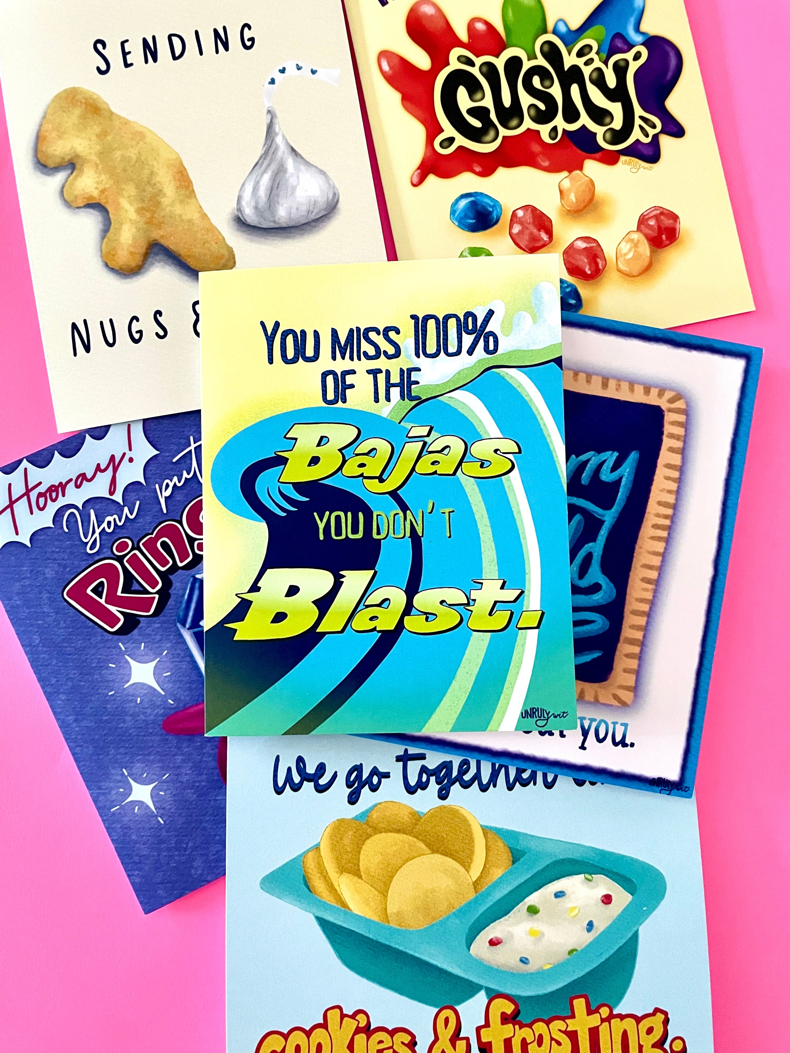 Baja That Blast Greeting Card