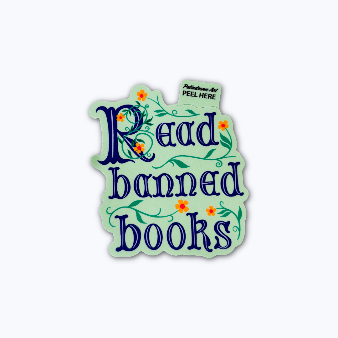 Decorative sticker with &