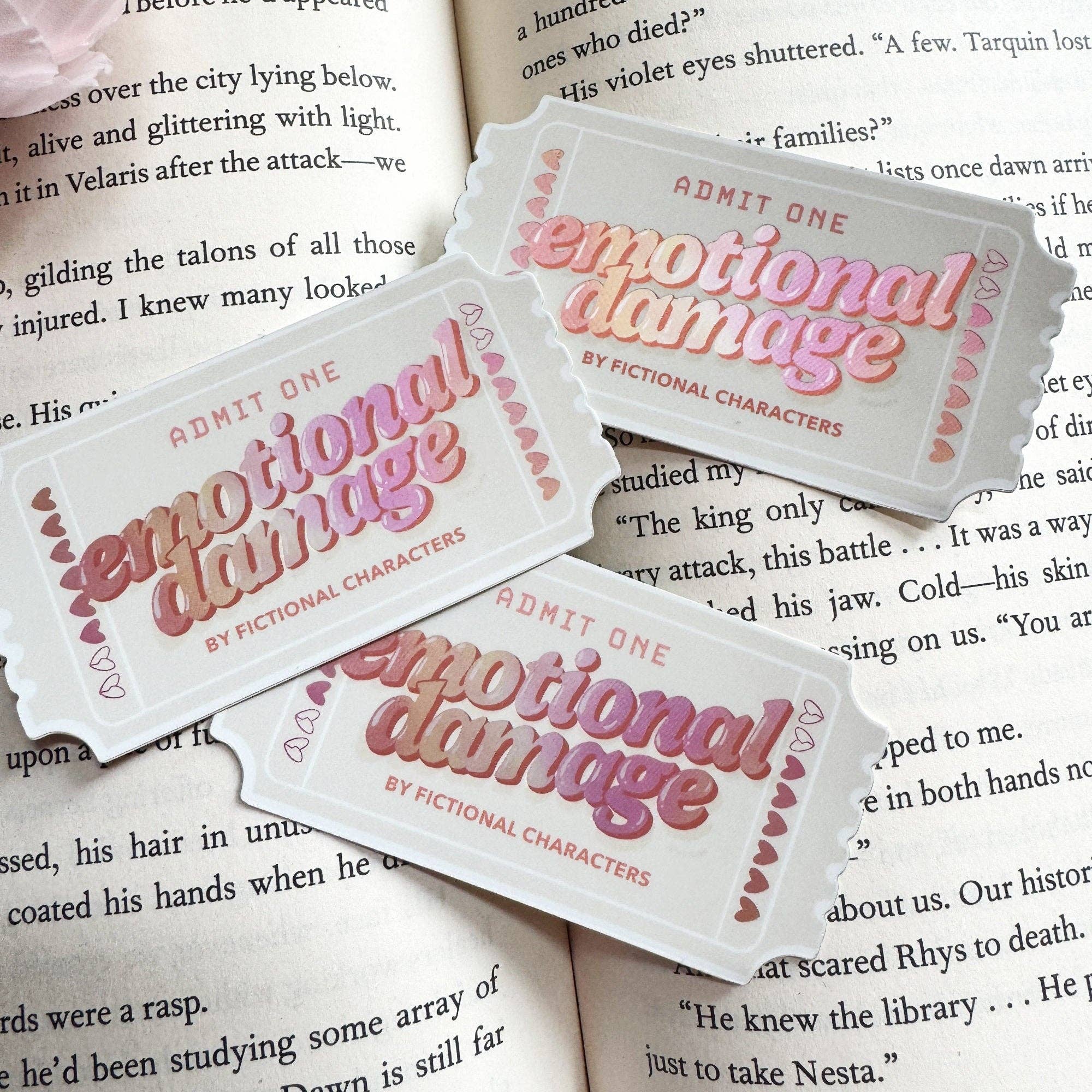 Tickets labeled &
