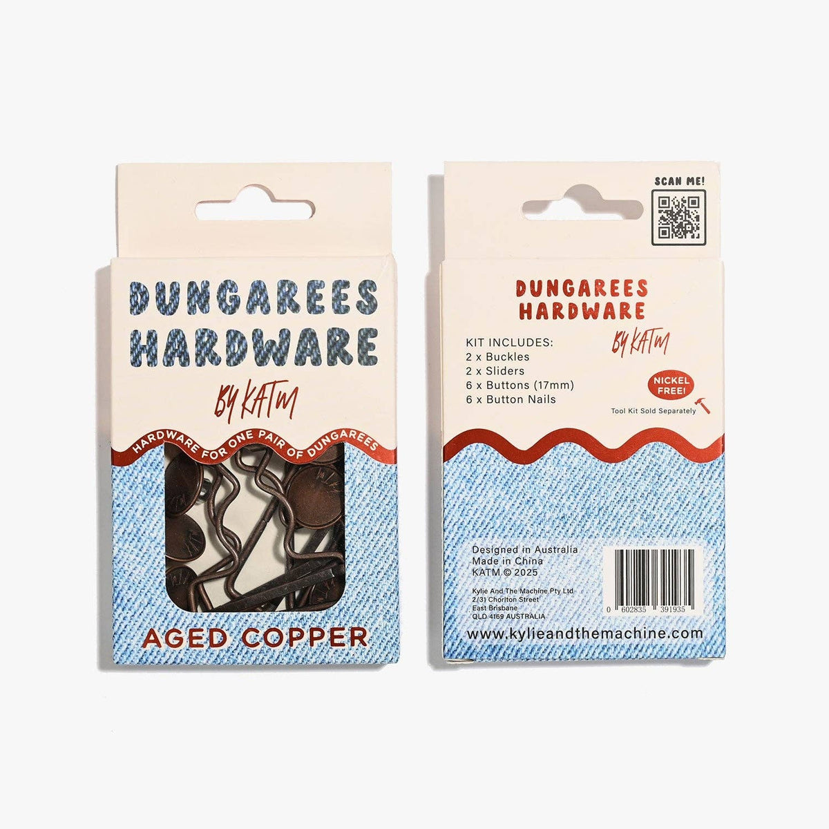 Overalls / Dungarees Hardware Kit