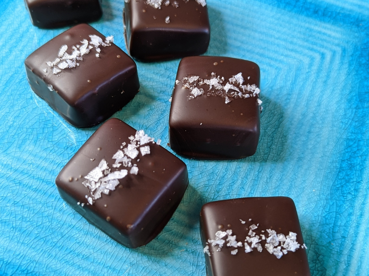 Chocolate Dipped Caramels