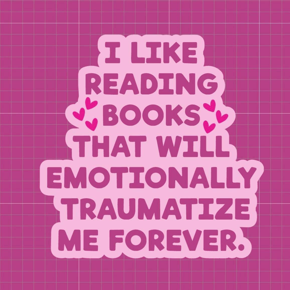Sticker with text &