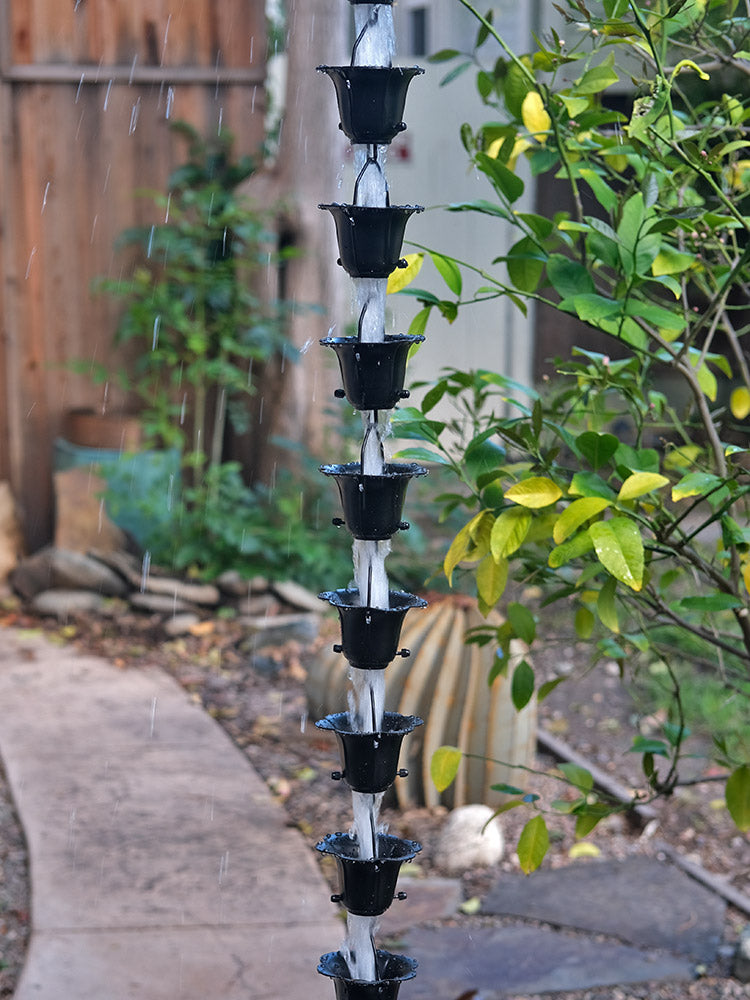 Black Flower Cup 3149-BLK