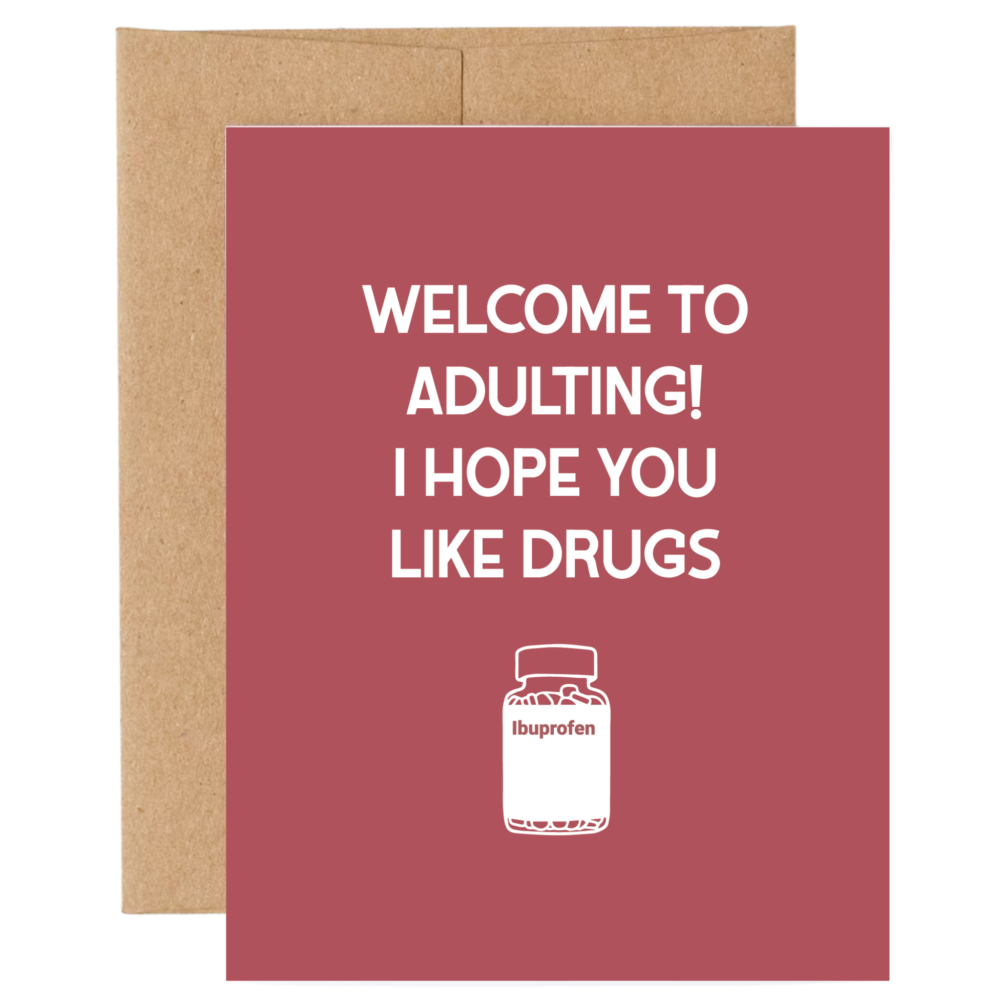 Welcome to Adulting Birthday Card