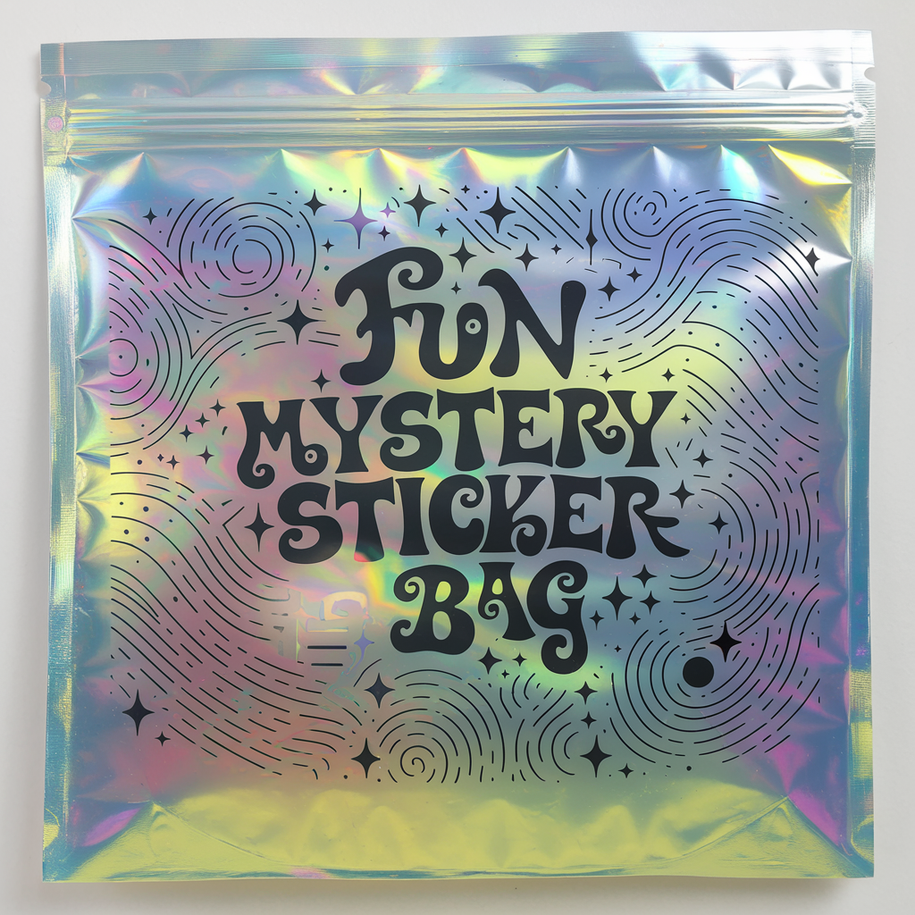 Holographic Bag of Mystery Stickers