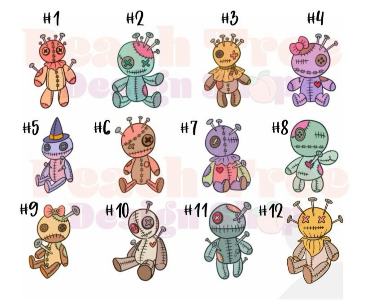 Voodoo Doll Mystery Sticker Pack