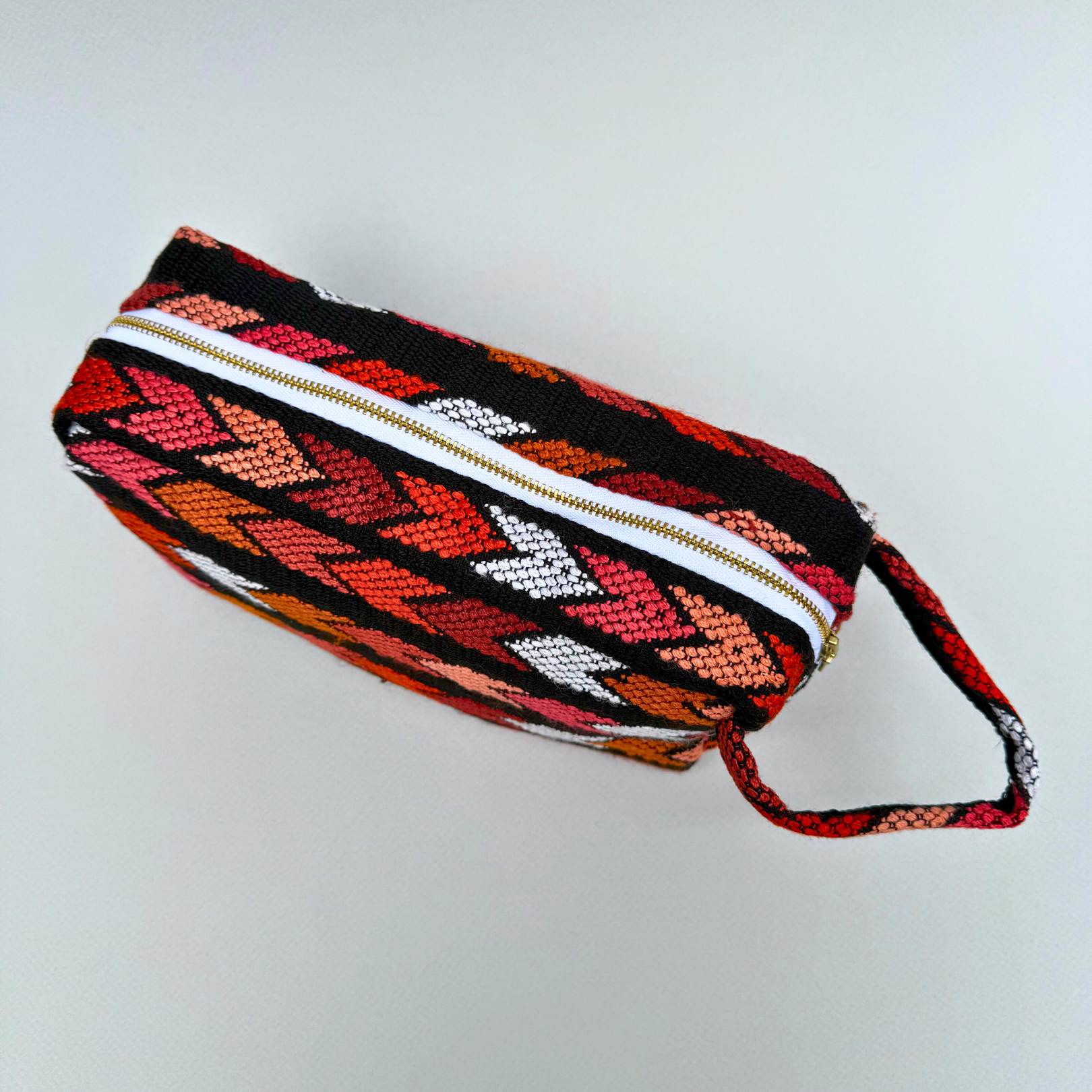 Handwoven (and Spill Proof) Cosmetic Travel Bag