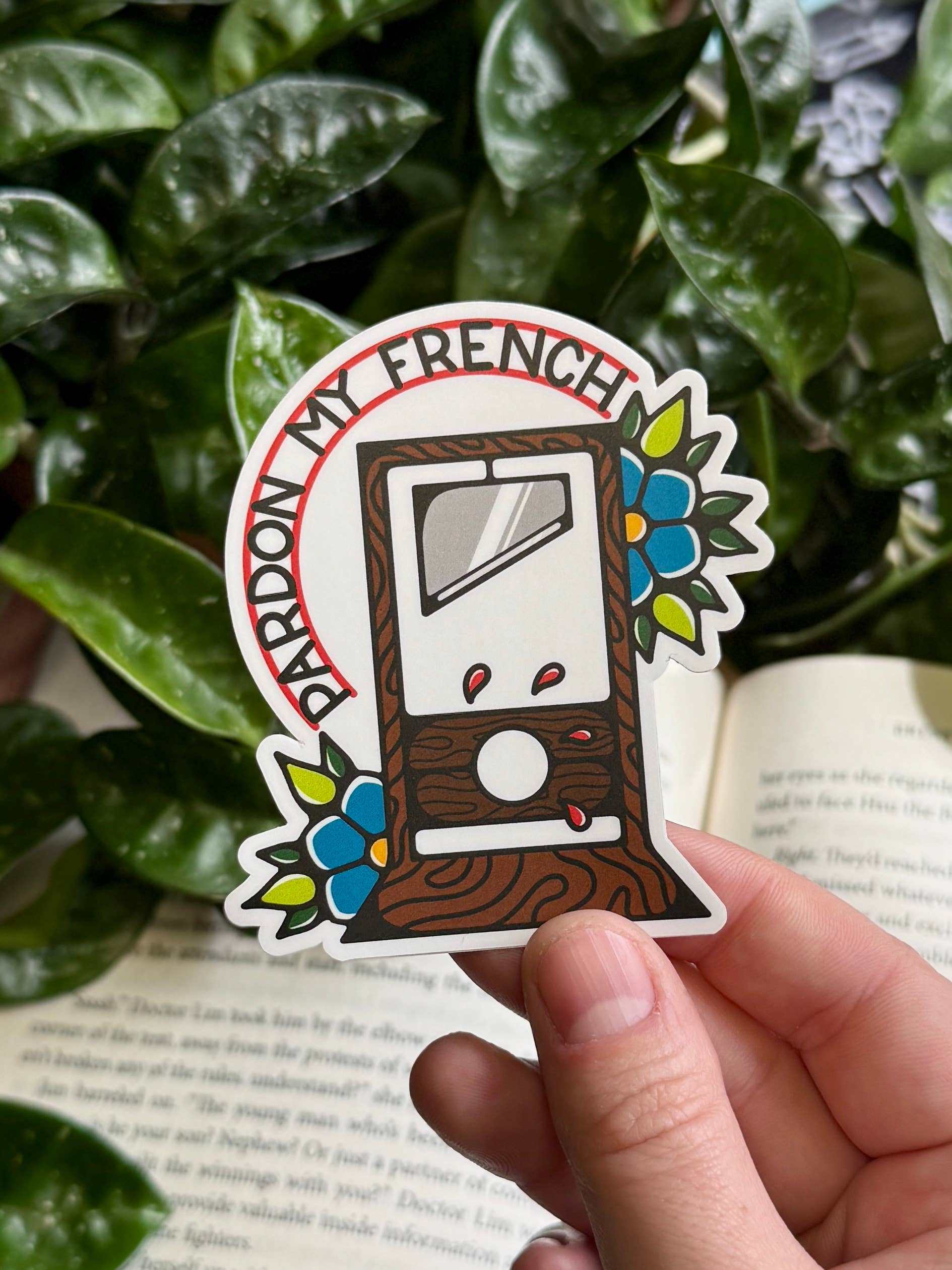 Pardon My French Sticker | Funny Romance Reader Matte Vinyl Decal