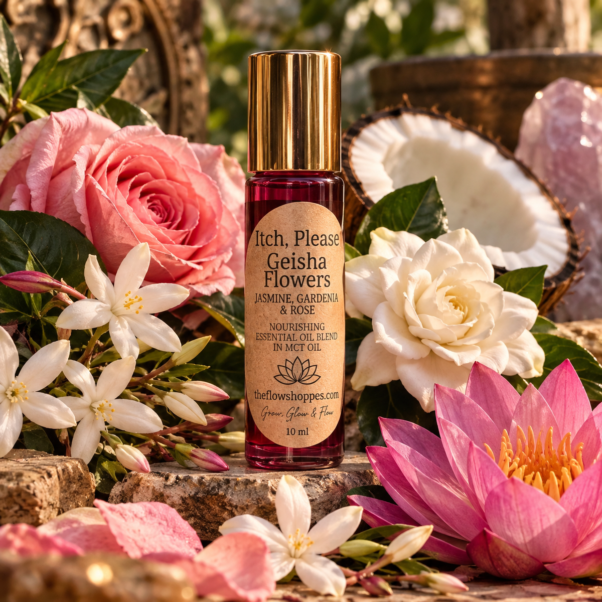 Itch, Please Geisha Flowers Essential Oil Roll-On