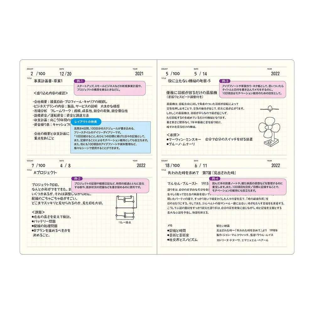 Style Notebook, 100 Days