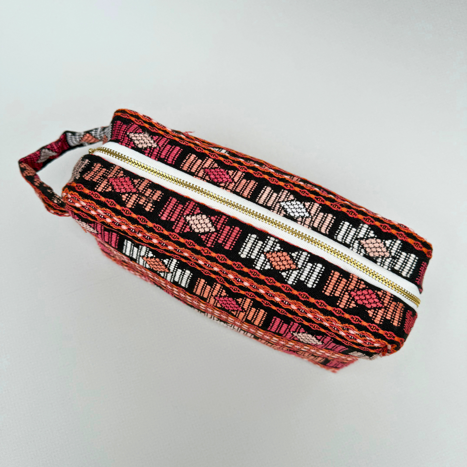 Handwoven (and Spill Proof) Cosmetic Travel Bag