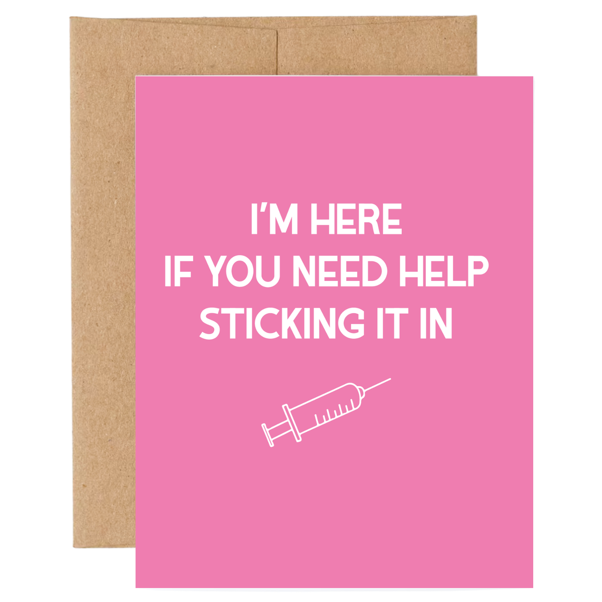 Funny Medication Injection Card