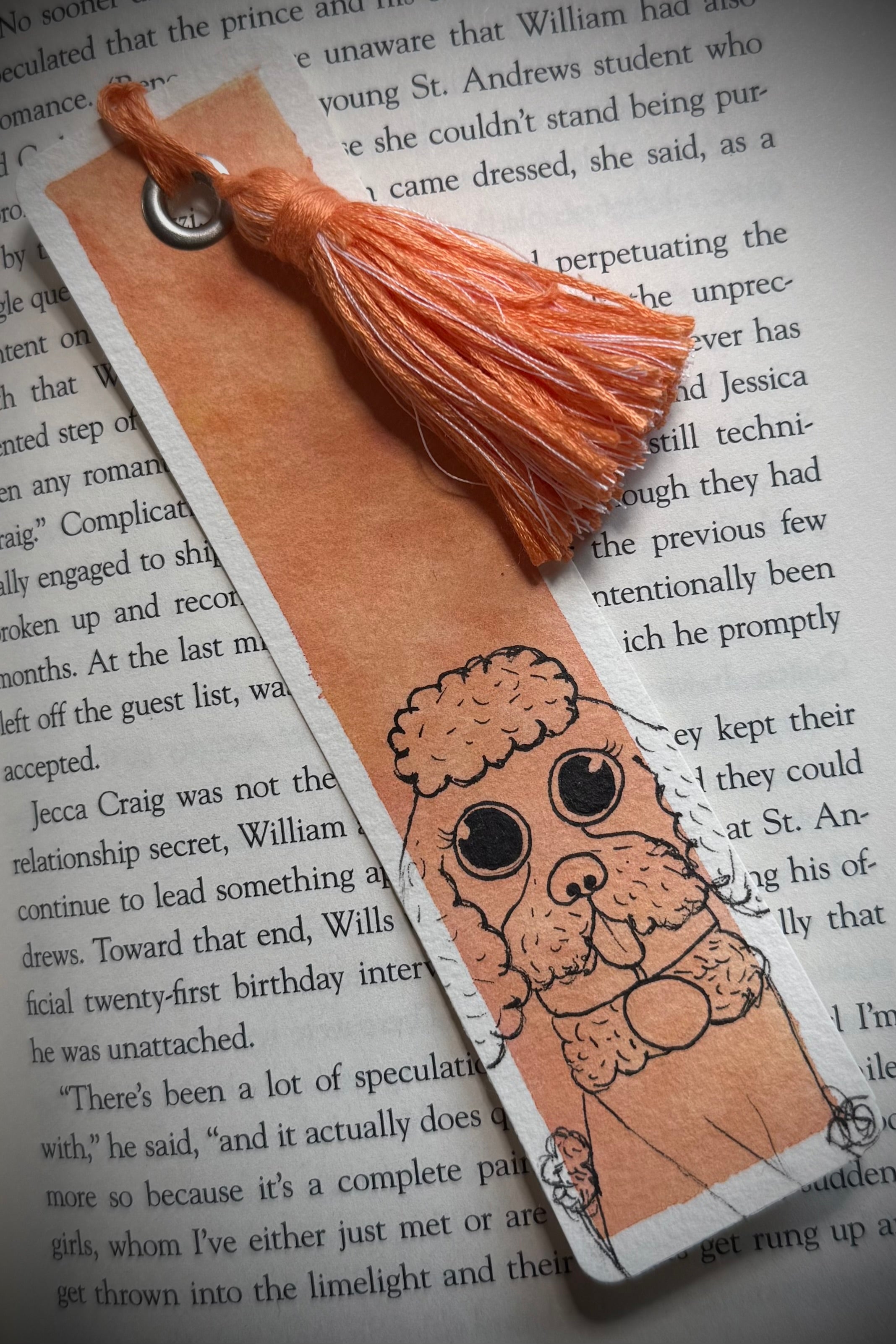 Poodle Bookmark
